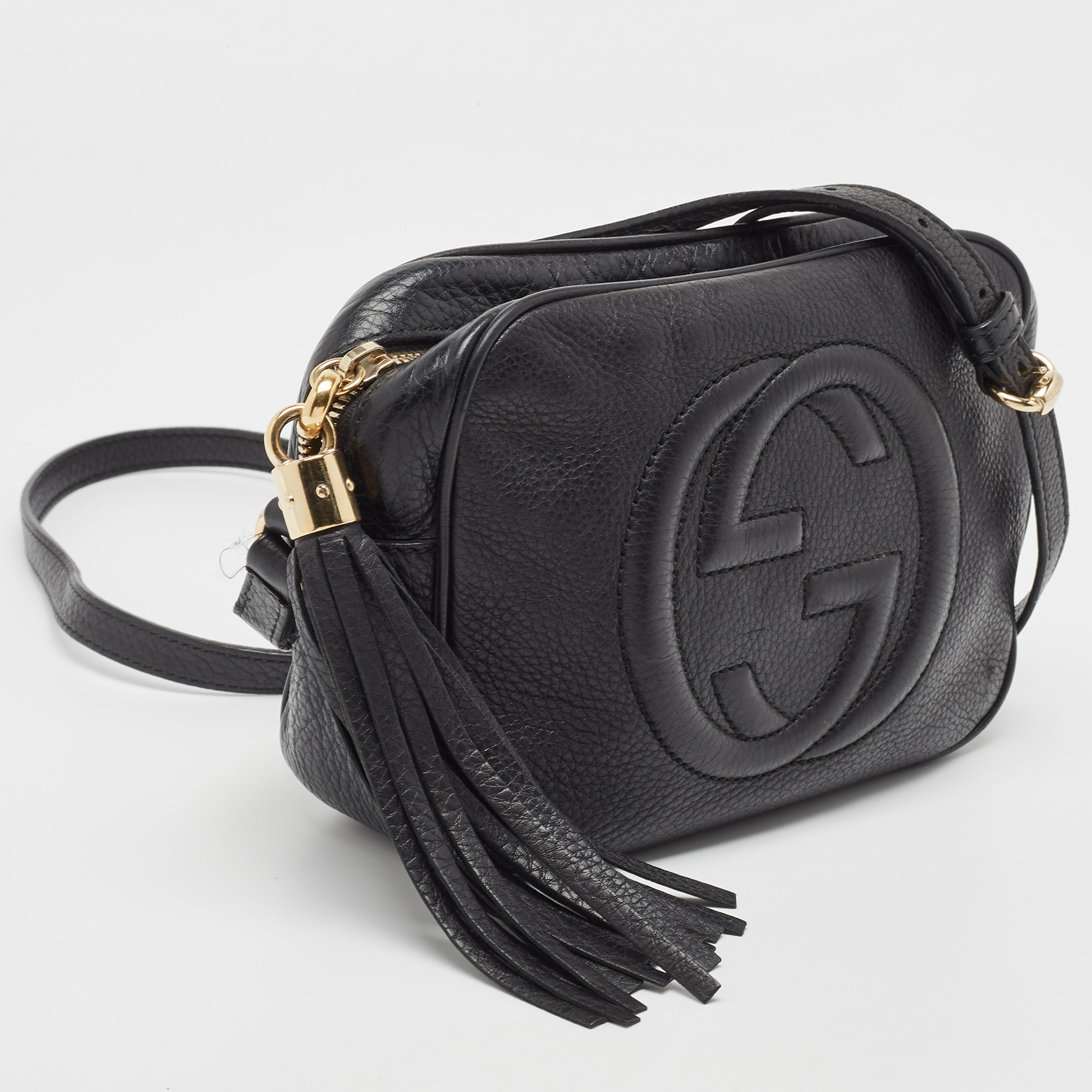

Gucci Black Leather Small Soho Disco Crossbody Bag