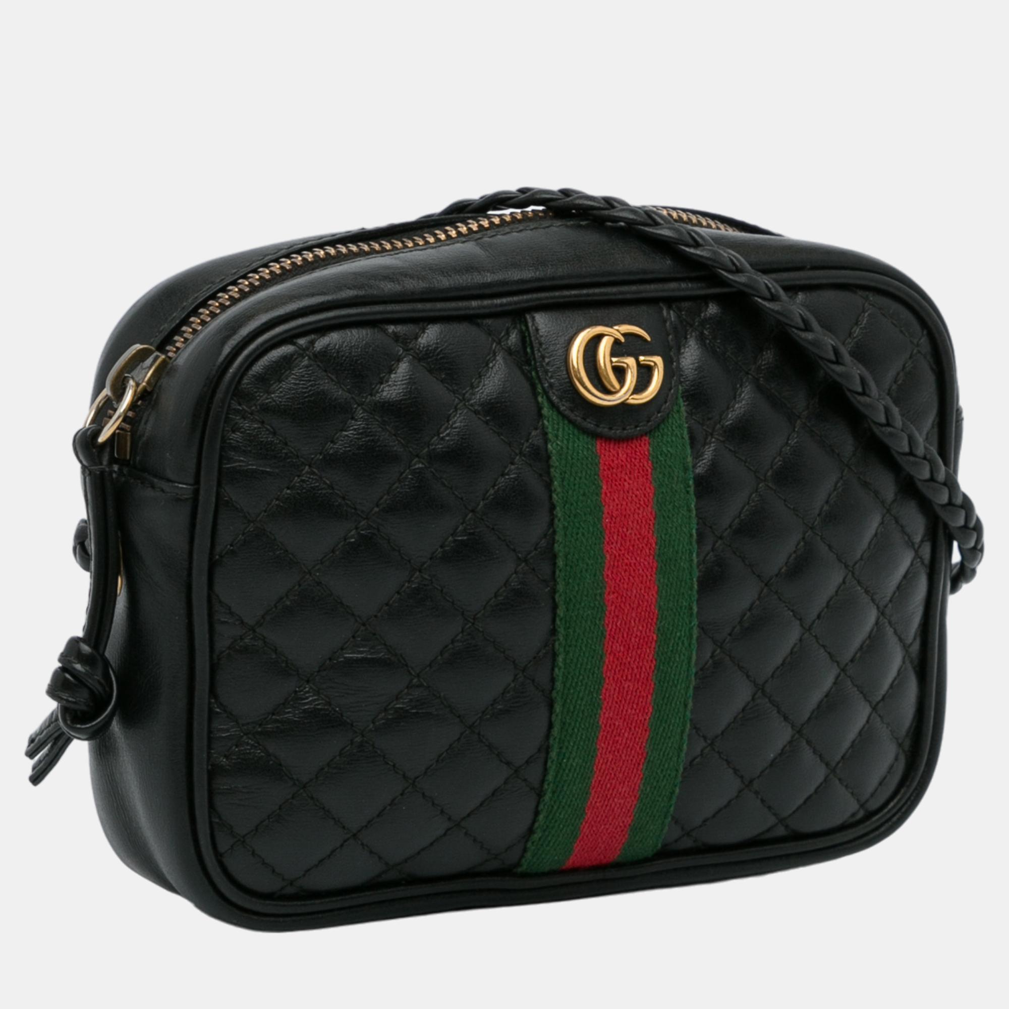 

Gucci Black Mini Trapuntata Crossbody Bag