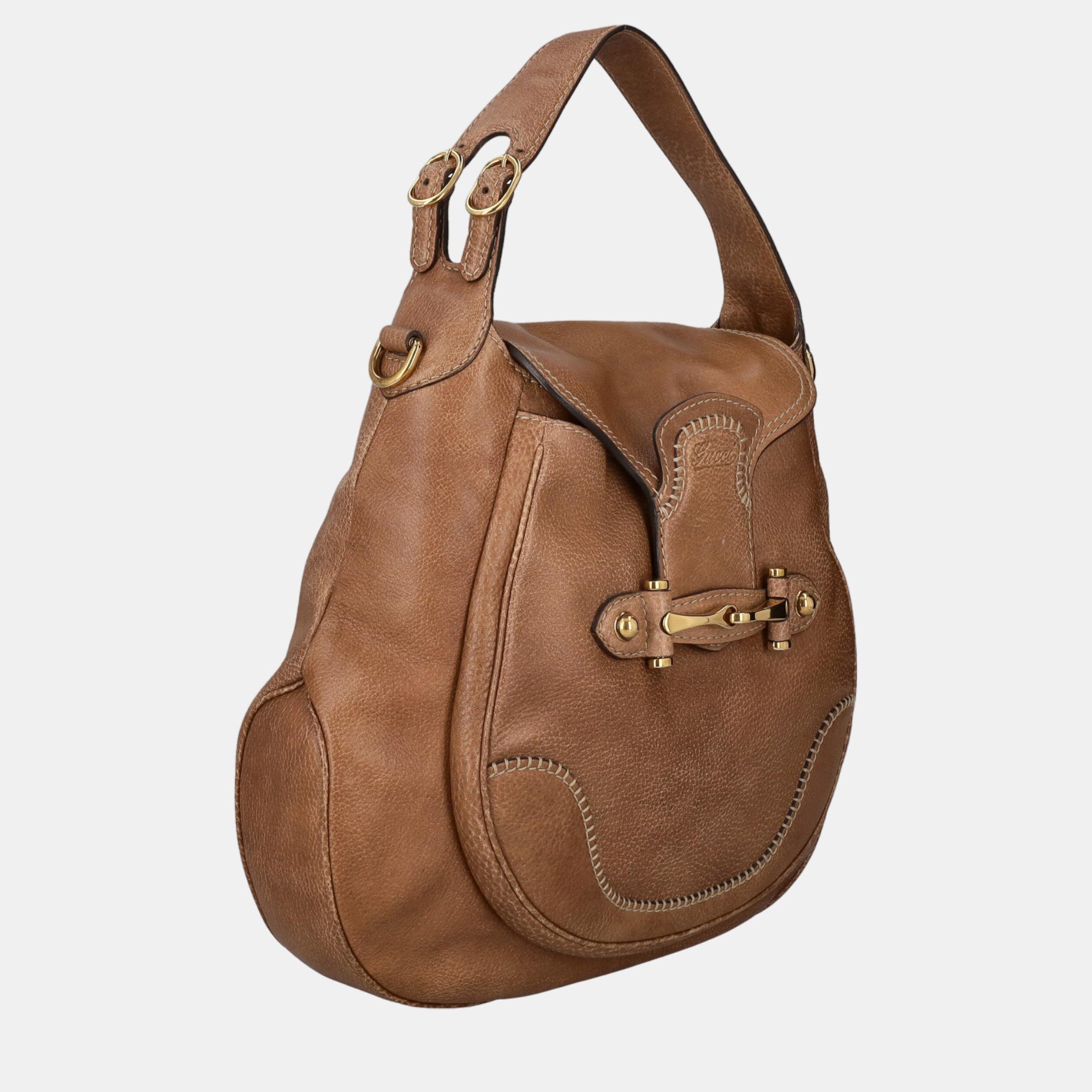 

Gucci Women's Leather Handbag - Beige