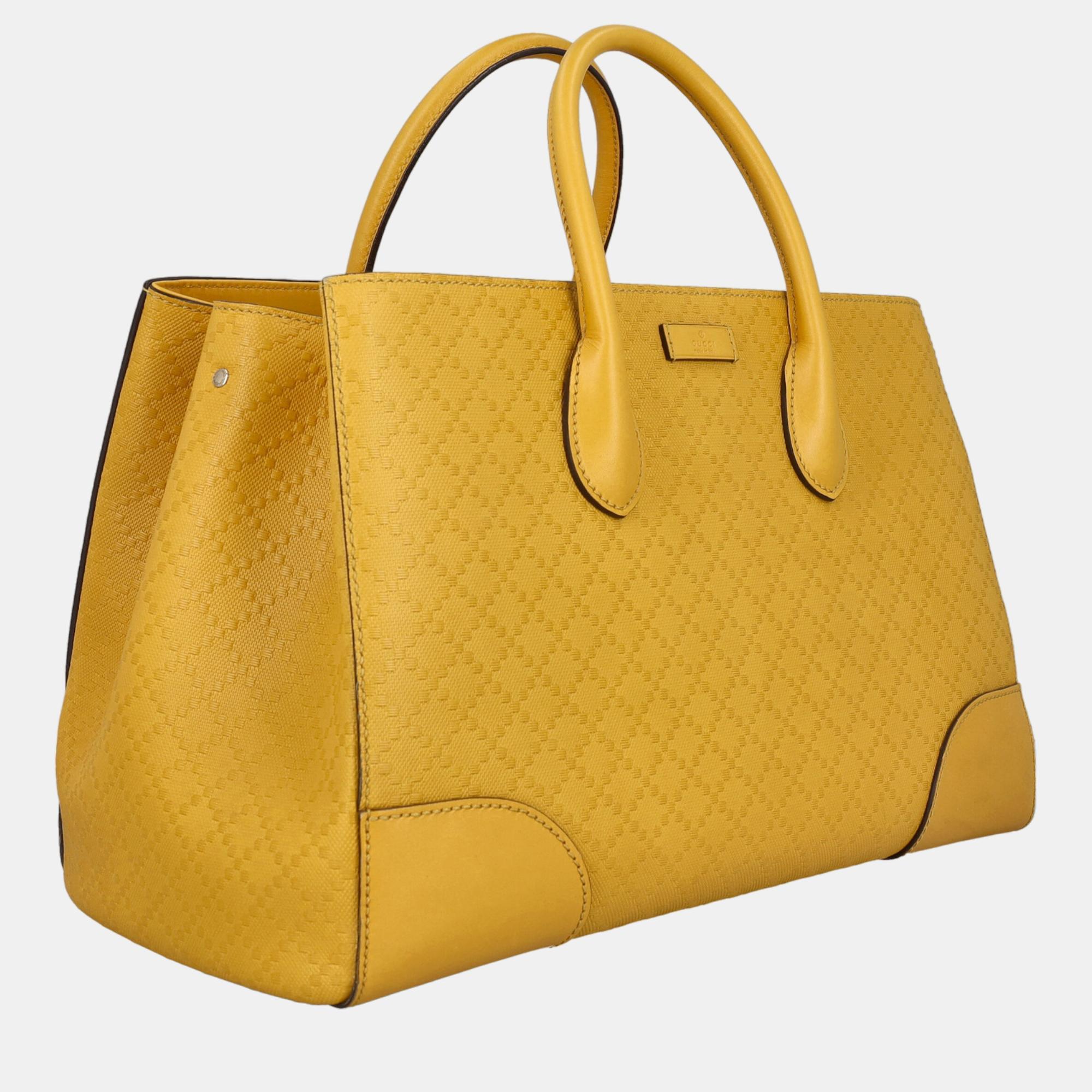 

Gucci Women's Leather Handbag - Yellow