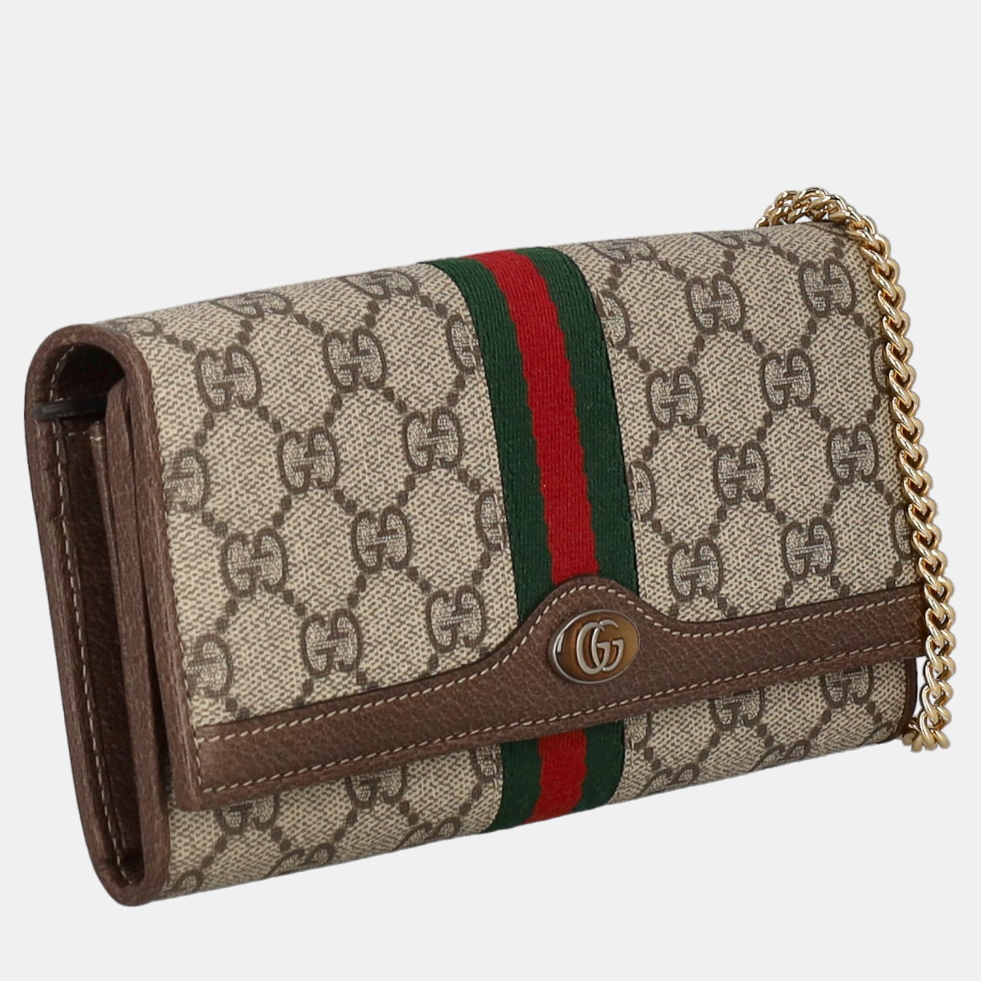 

Gucci Women's Synthetic Fibers Wallet - Beige