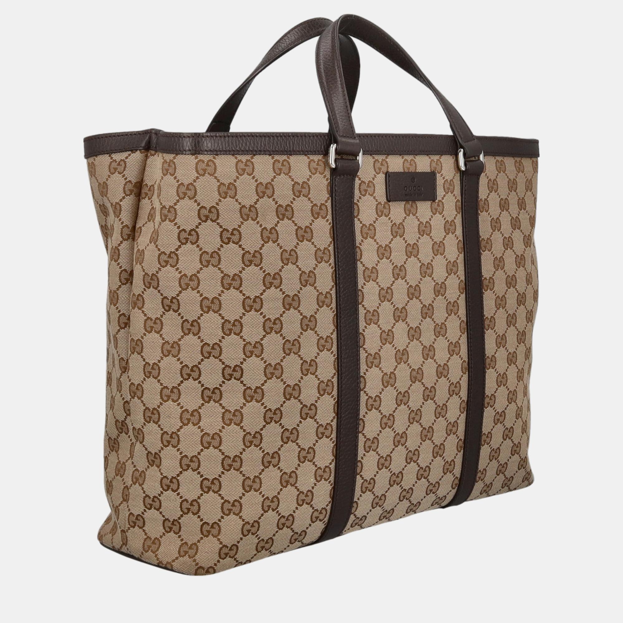 

Gucci Women's Fabric Tote Bag - Beige