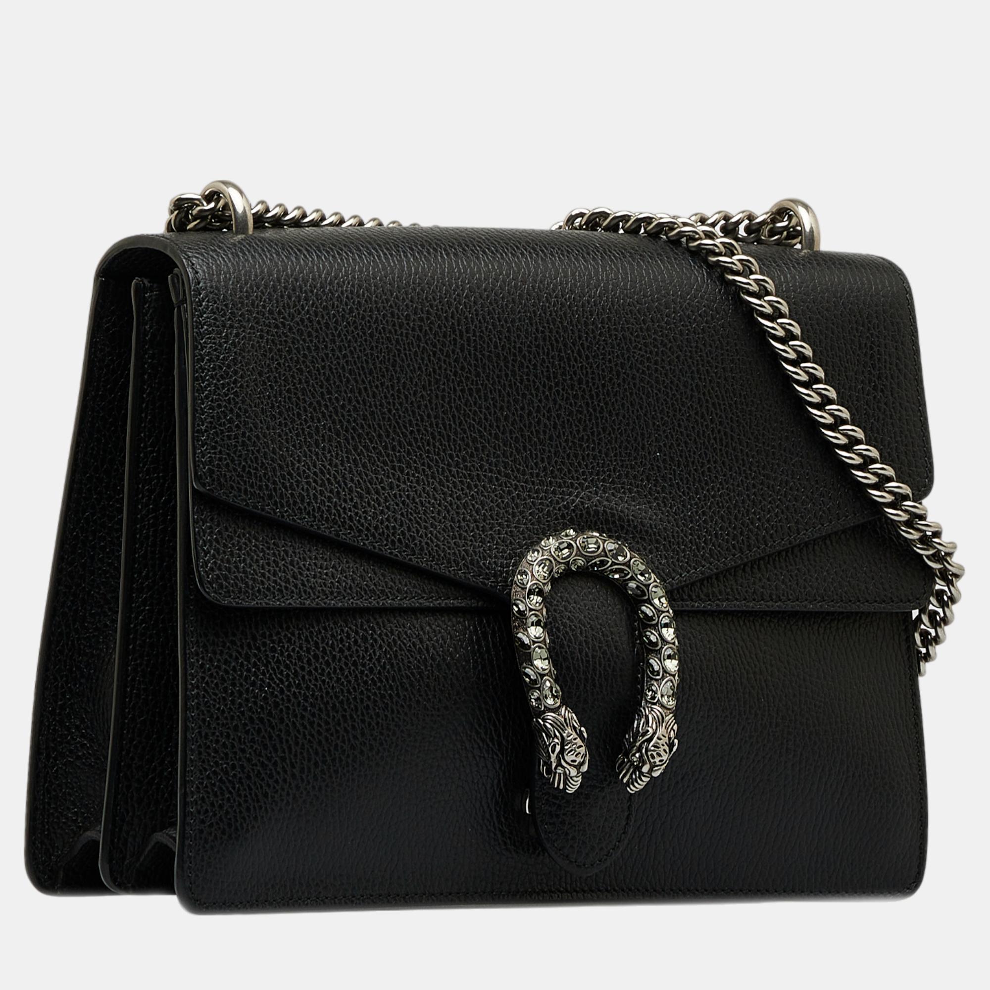 

Gucci Black Medium Dionysus Shoulder Bag