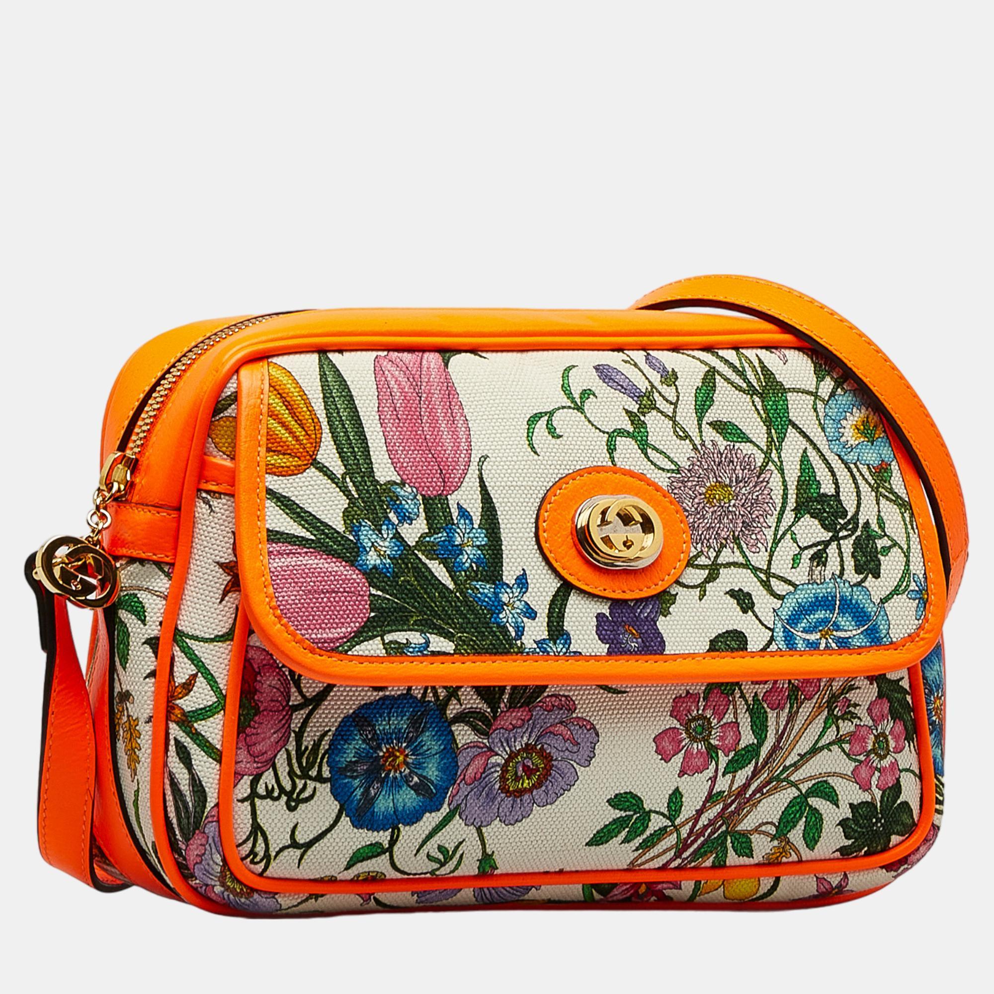 

Gucci Multicolour Small Flora Crossbody Bag, Multicolor