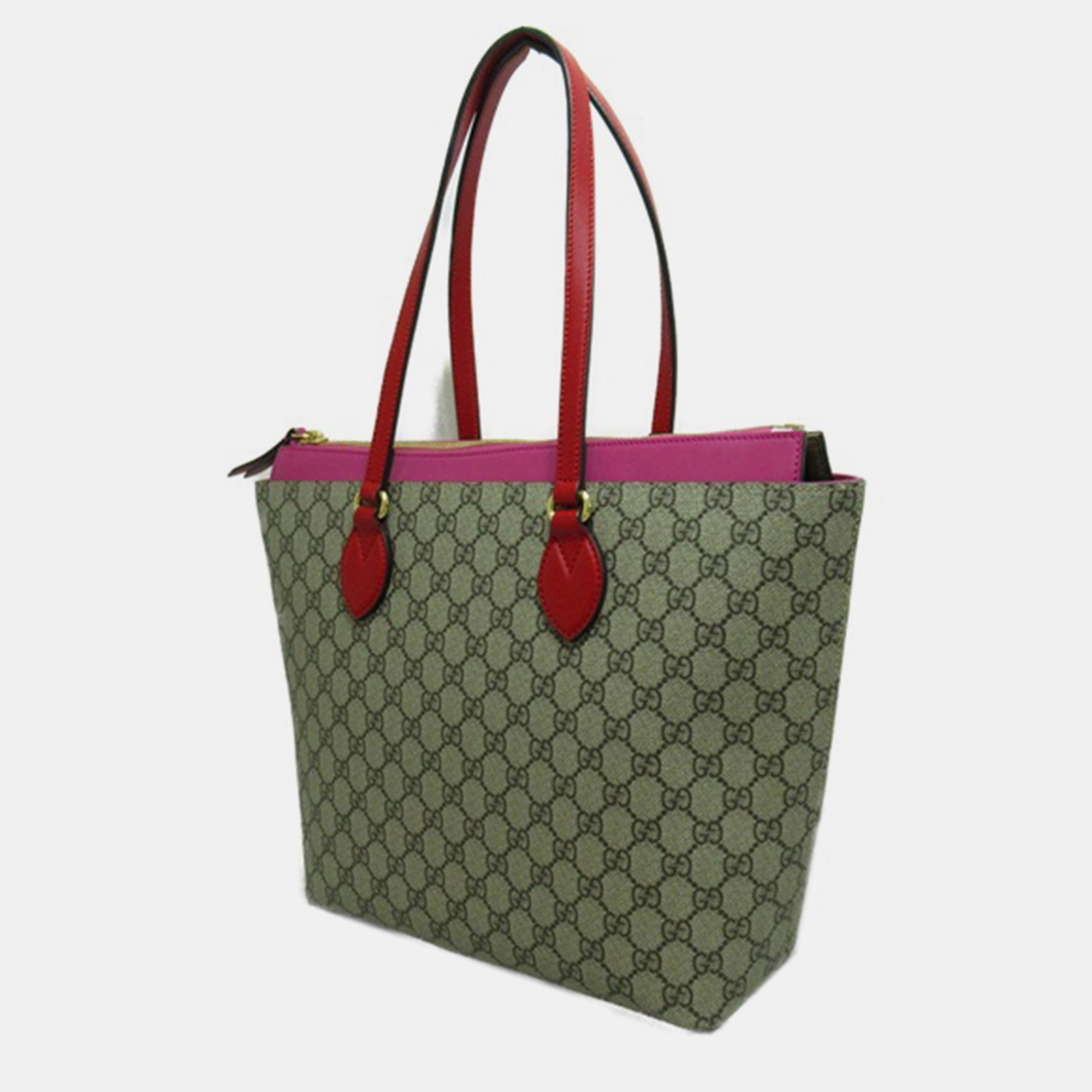 

Gucci Brown Canvas GG Supreme Tote Bag
