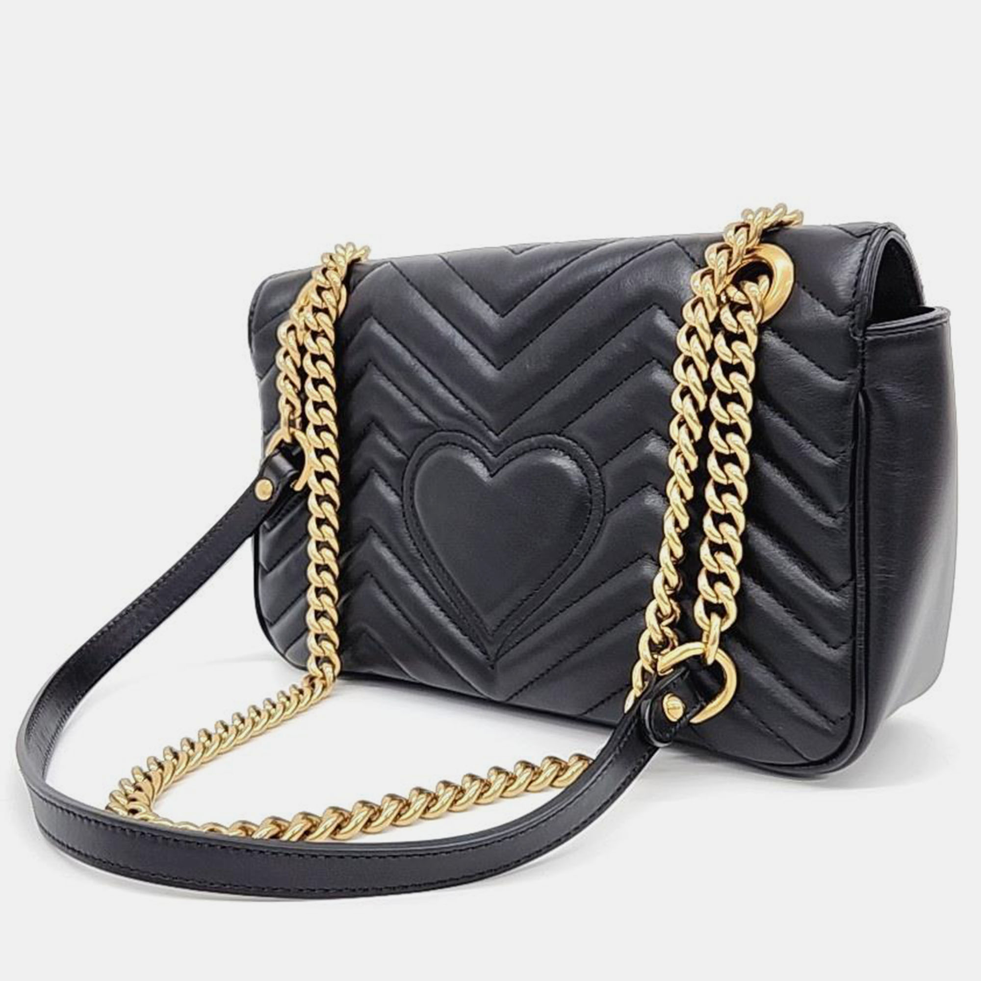 

Gucci Marmont Matrace Shoulder Bag, Black