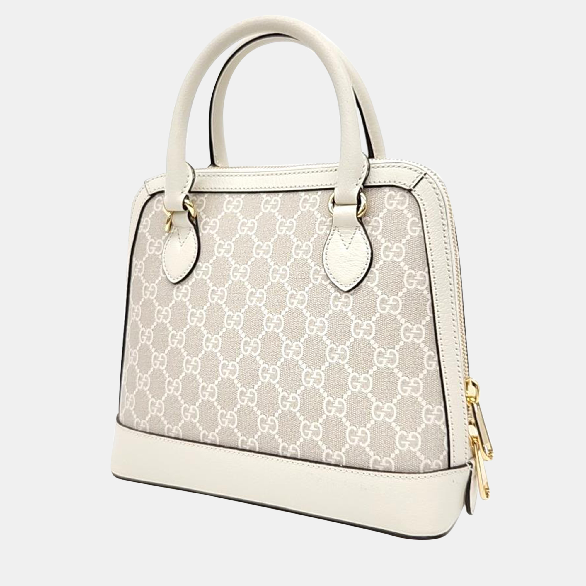 

Gucci 1955 Horsebit Top Handle Bag Small, Cream