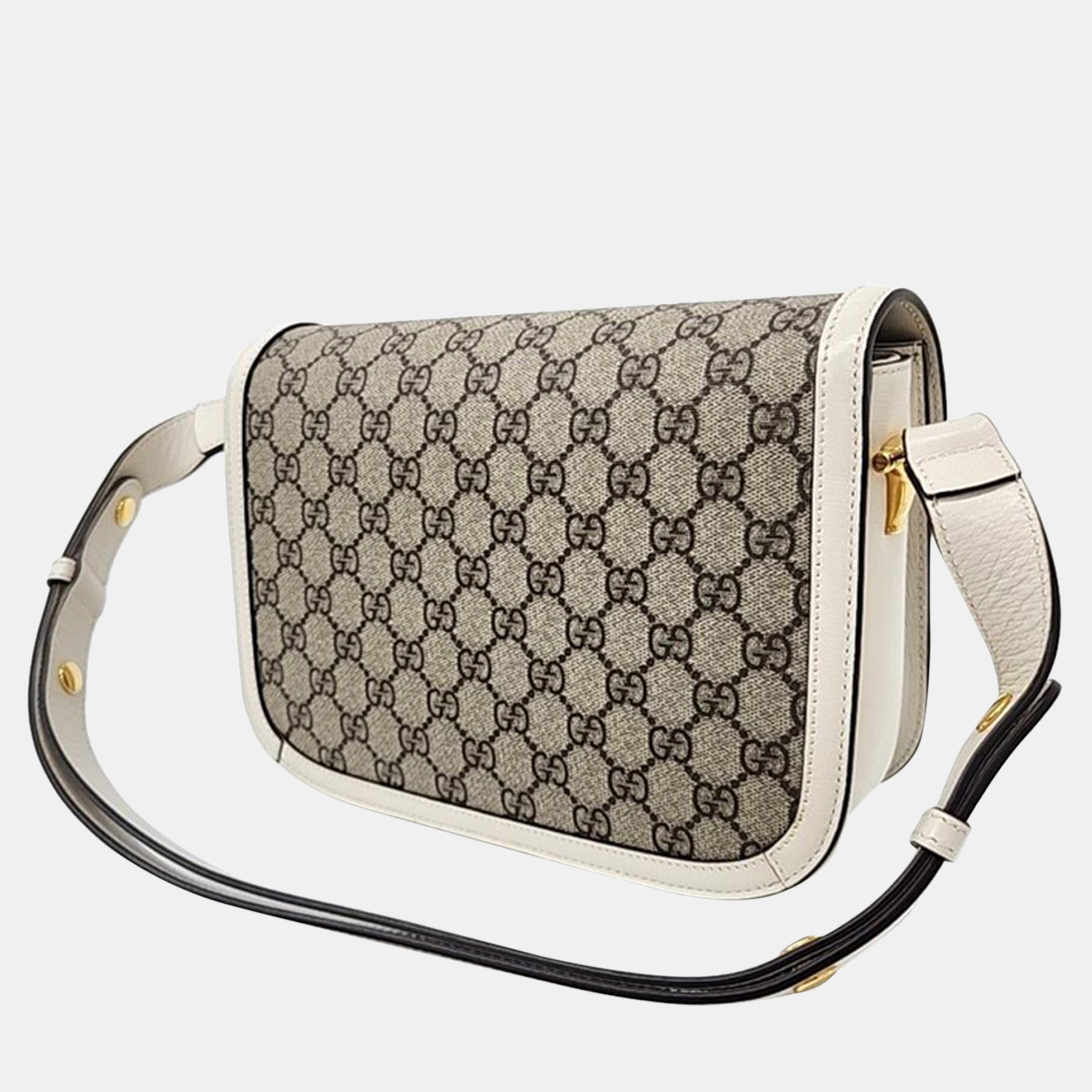 

Gucci 1955 Horsebit Shoulder Bag, Beige