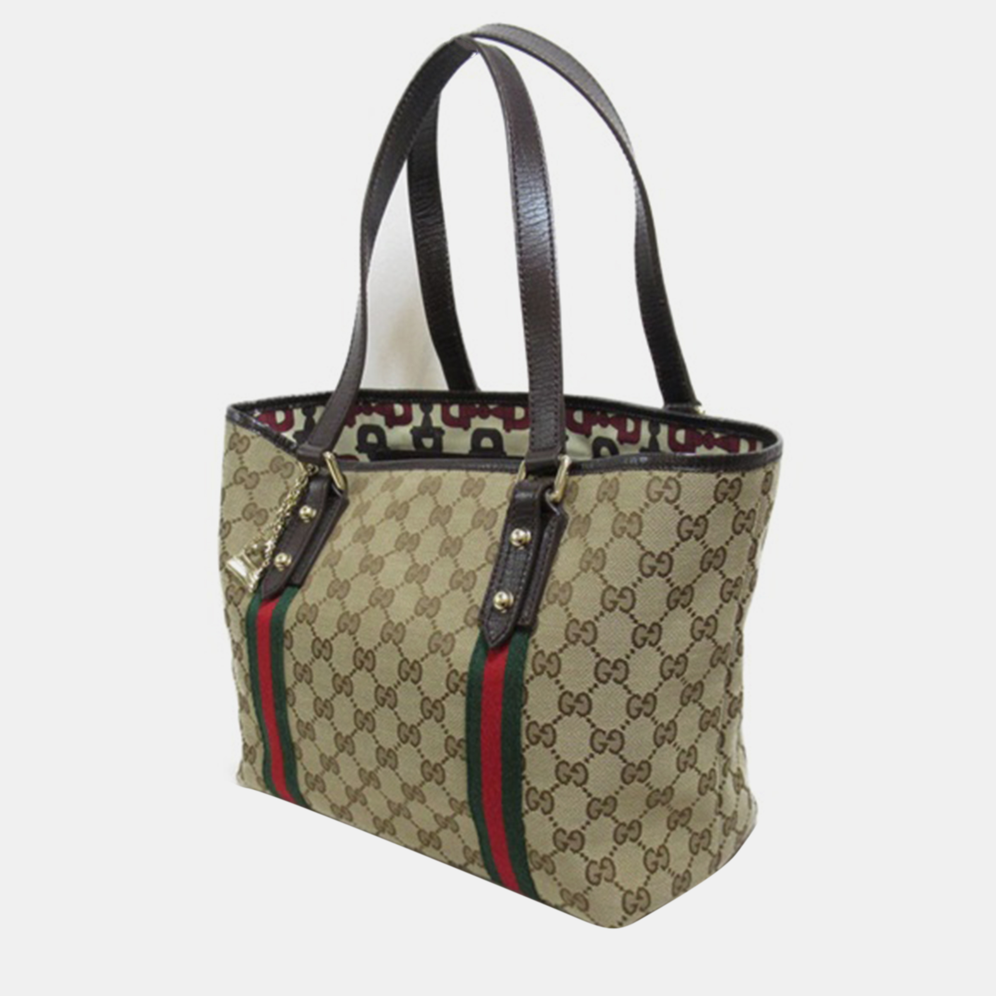 

Gucci Beige GG Canvas Medium Jolicoeur Tote Bag