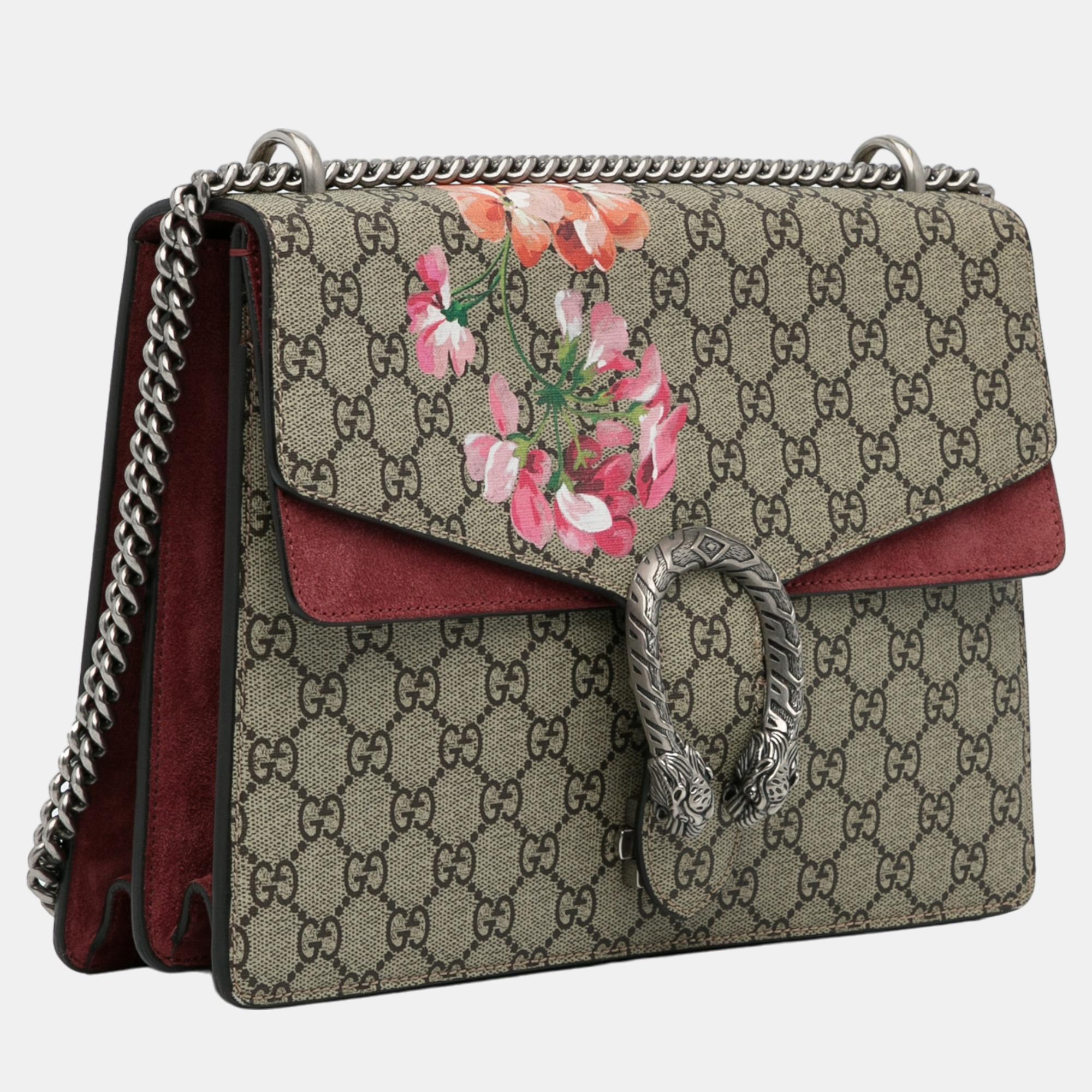 

Gucci Multicolour Small GG Supreme Blooms Dionysus Shoulder Bag, Multicolor