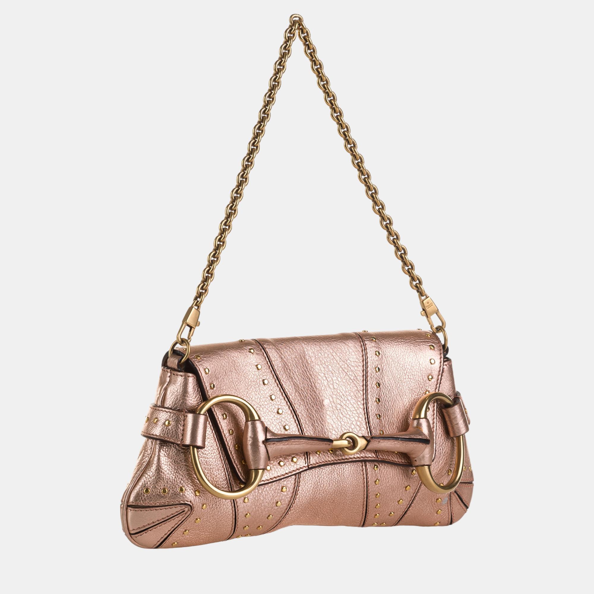 

Gucci Pink X Tom Ford Vintage Horsebit Baguette