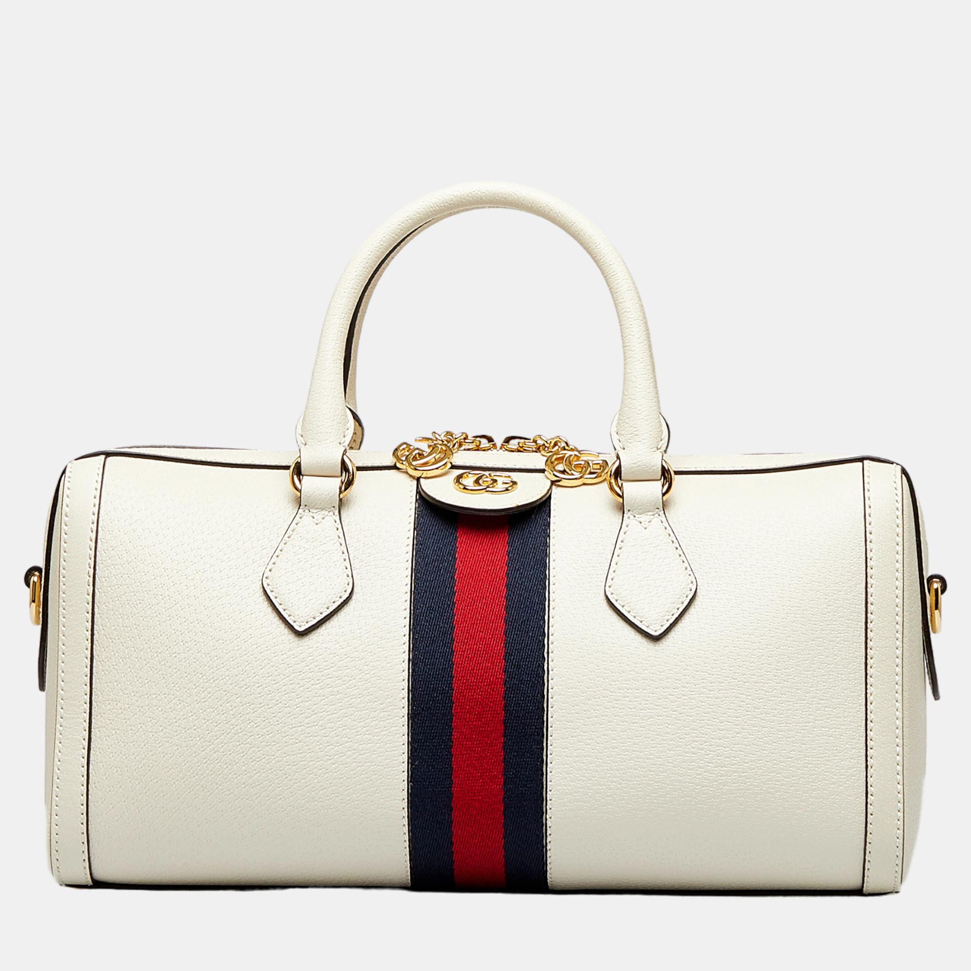 

Gucci White Ophidia Boston