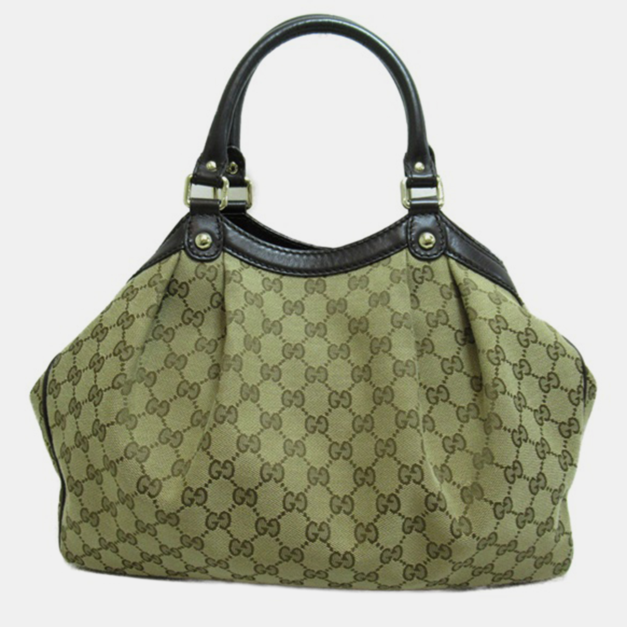 

Gucci Brown Canvas GG Canvas Sukey Handbag