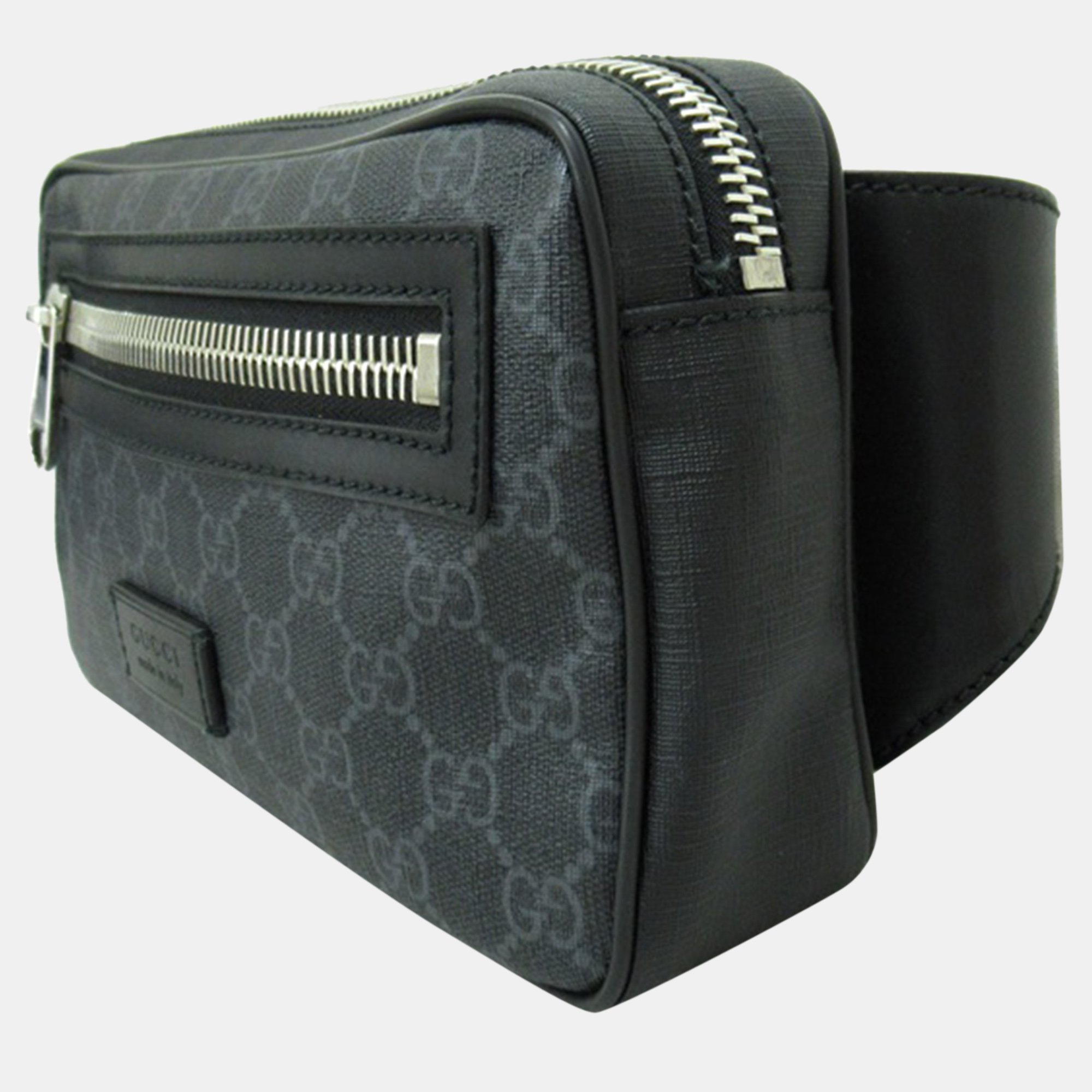 

Gucci Black GG Canvas Supreme Belt Bag