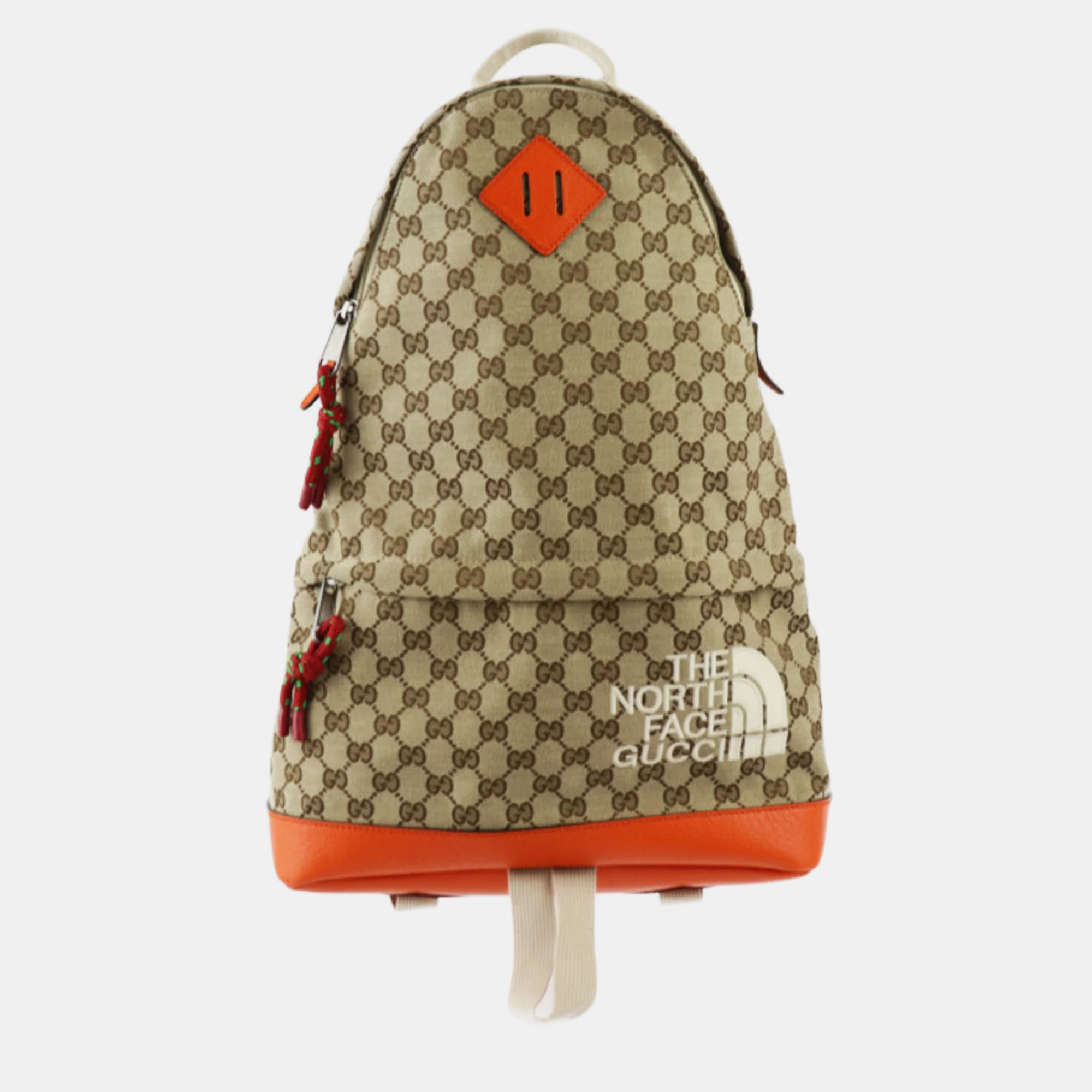 

Gucci x THE NORTH FACE Collaboration GG Canvas Medium Backpack, Brown
