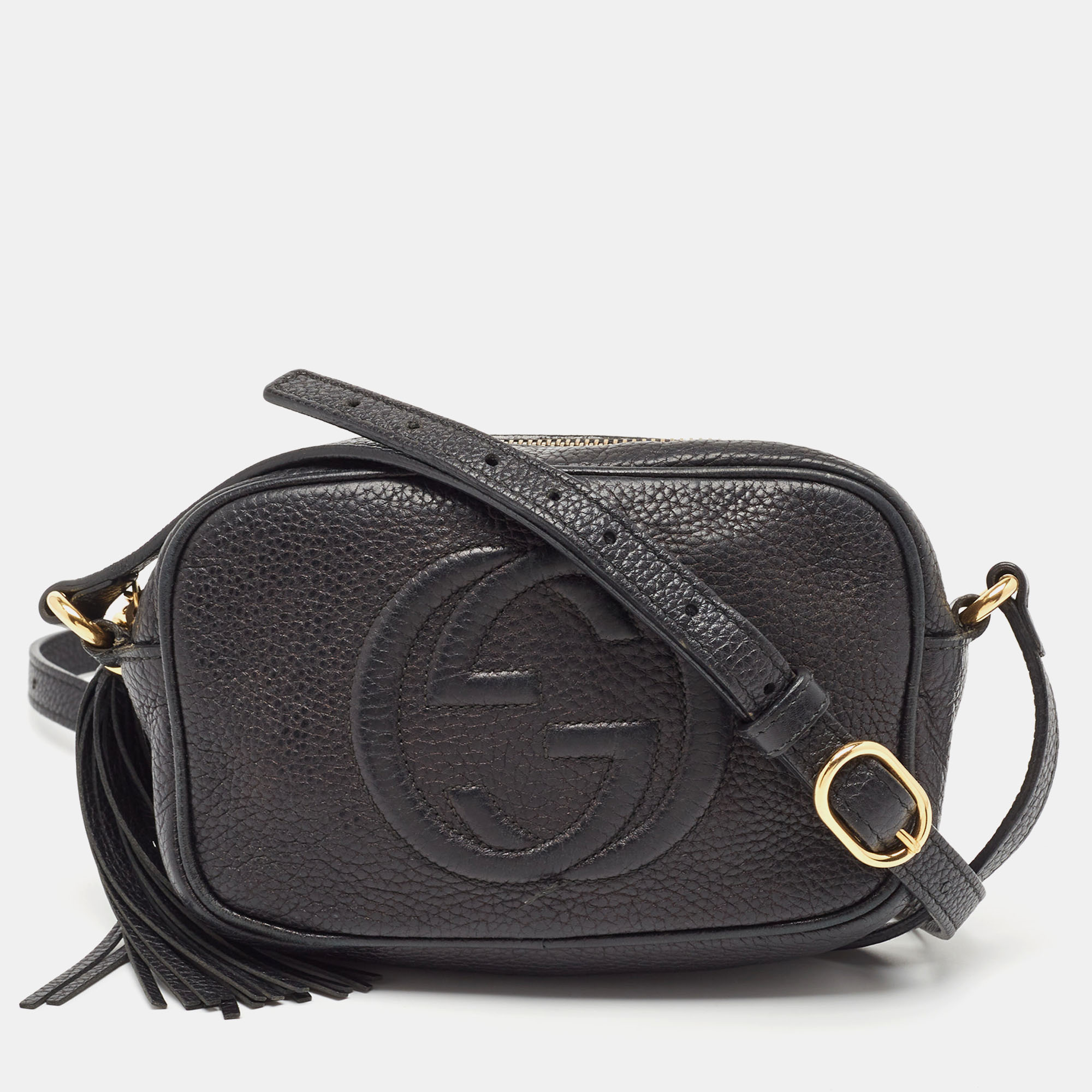

Gucci Black Leather Mini Soho Disco Shoulder Bag