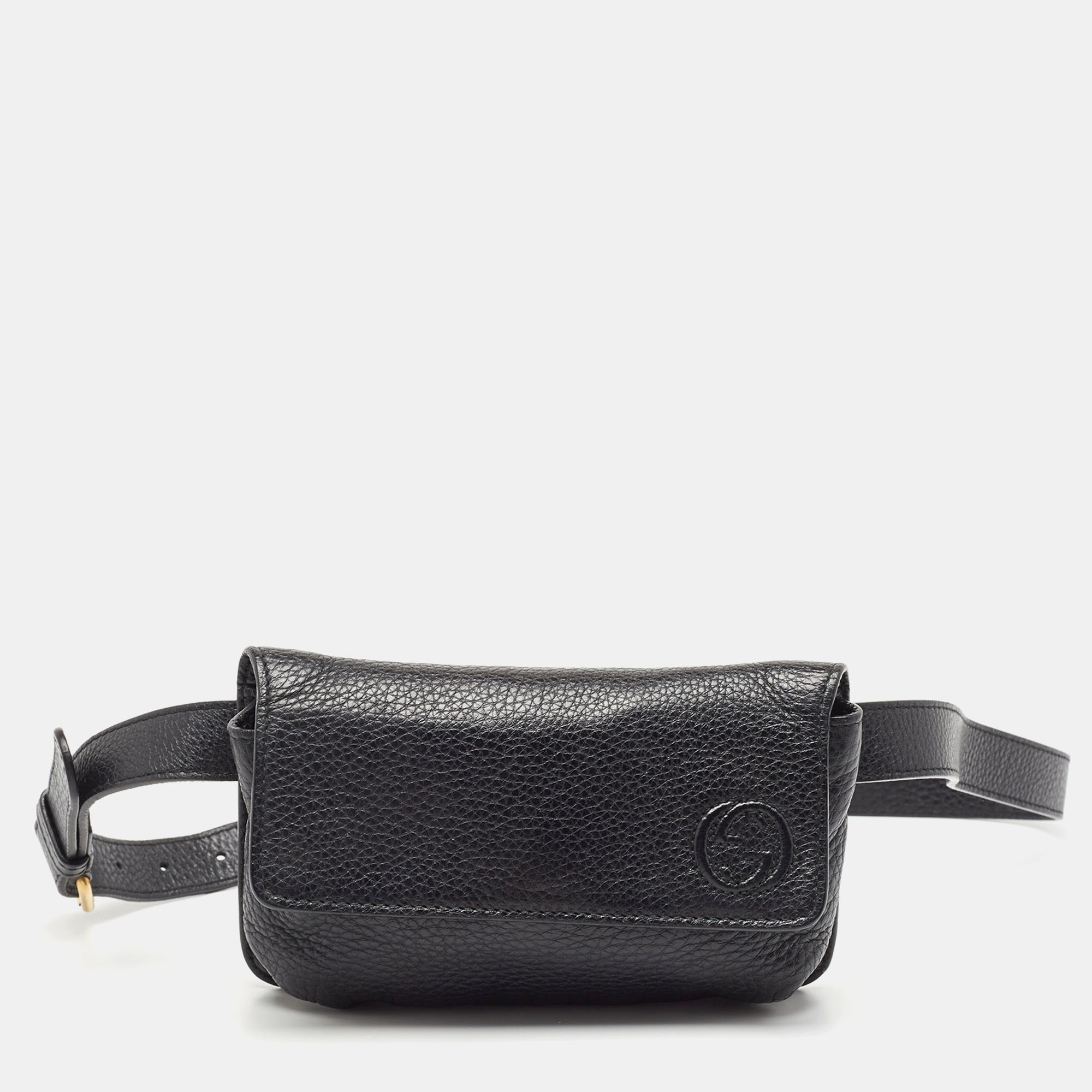

Gucci Black Leather Soho Belt Bag