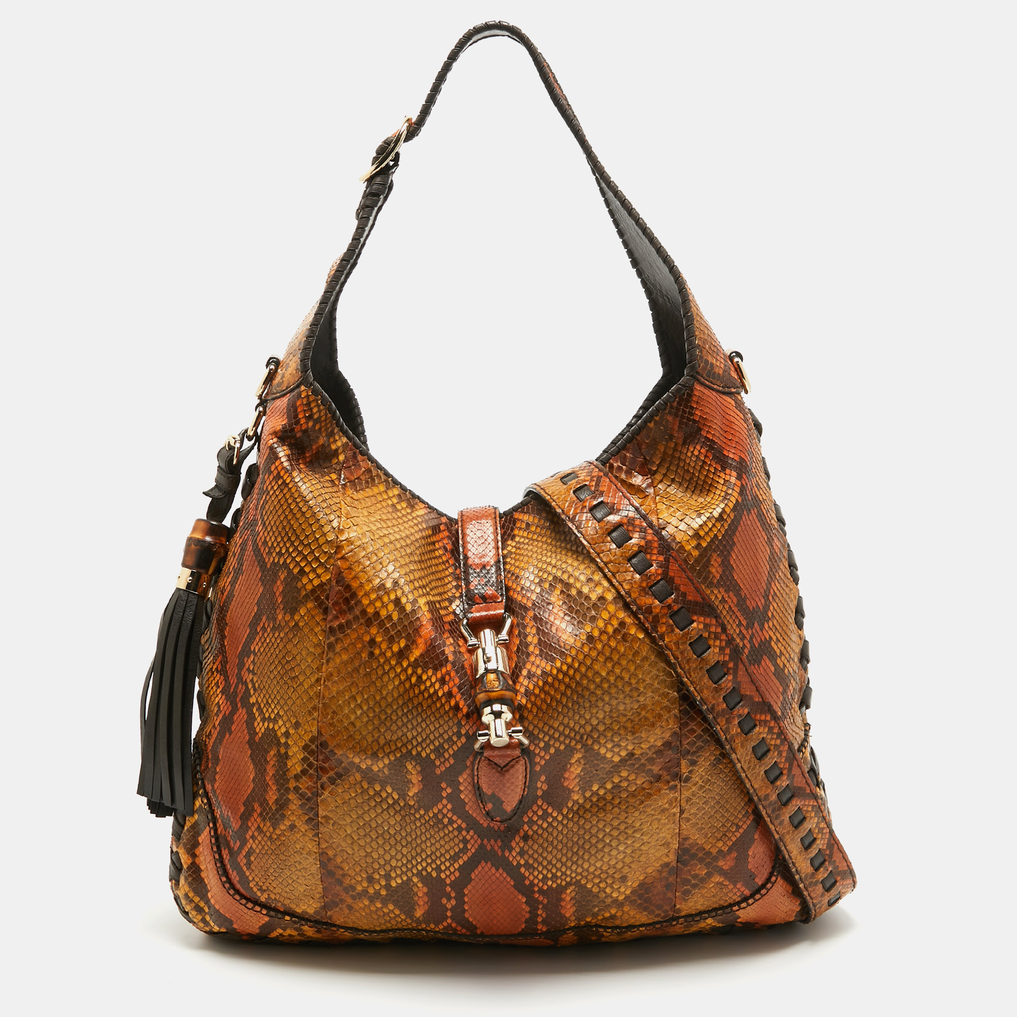 

Gucci Multicolor Python  New Jackie Hobo