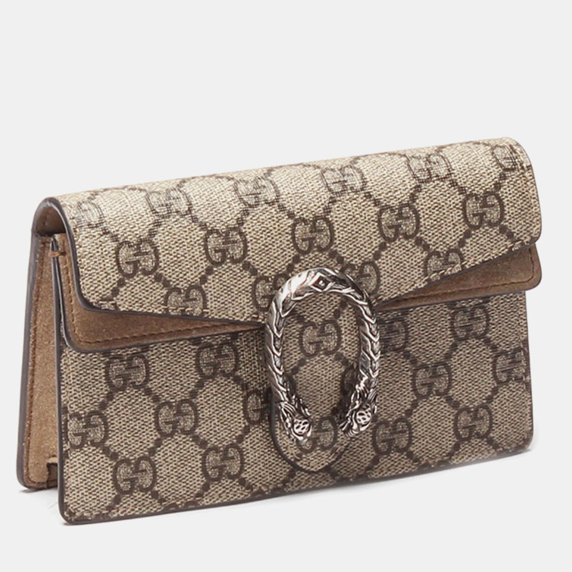 

Gucci Beige GG Supreme Canvas Mini Dionysus Shoulder Bag