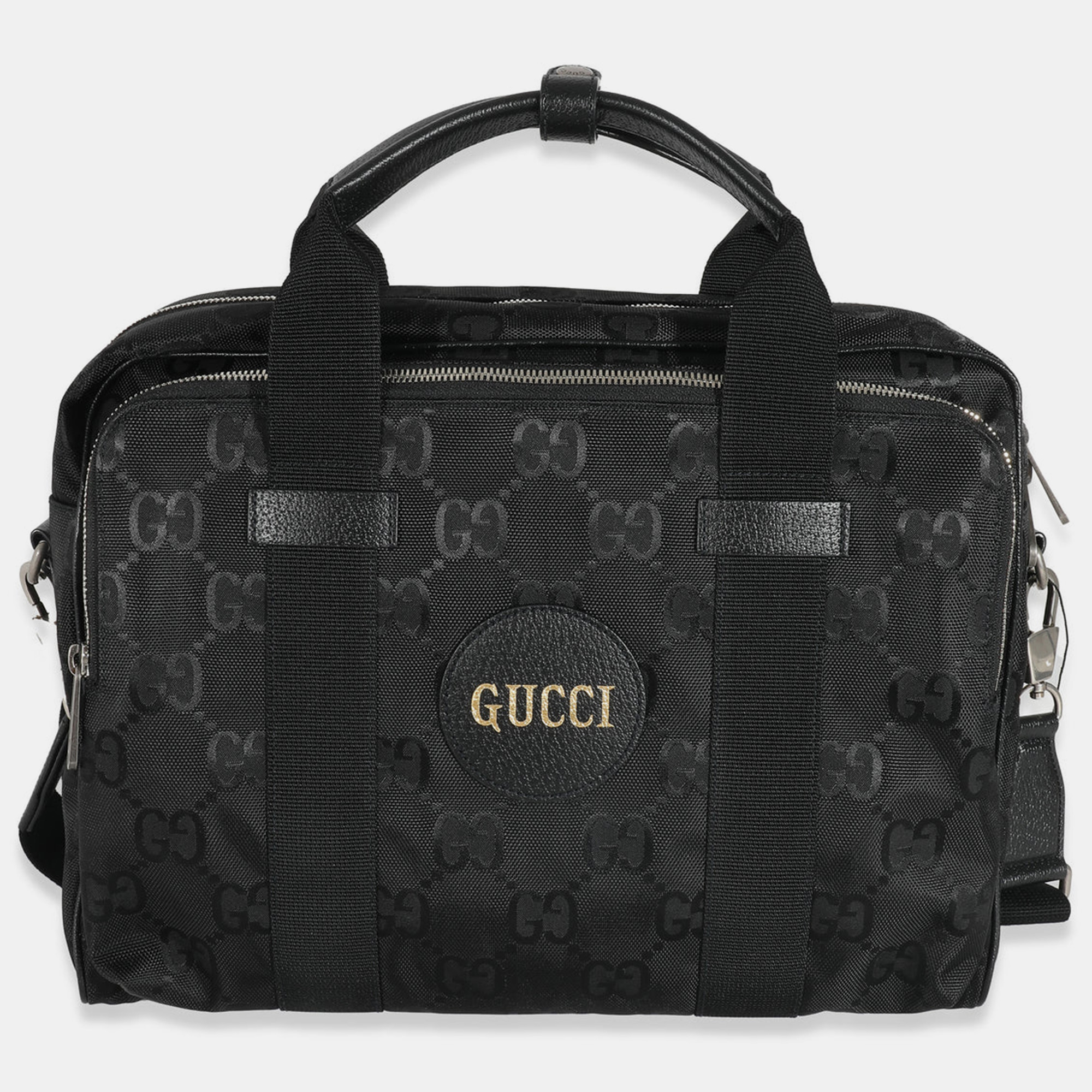 

Gucci Black Nylon GG Off The Grid Briefcase