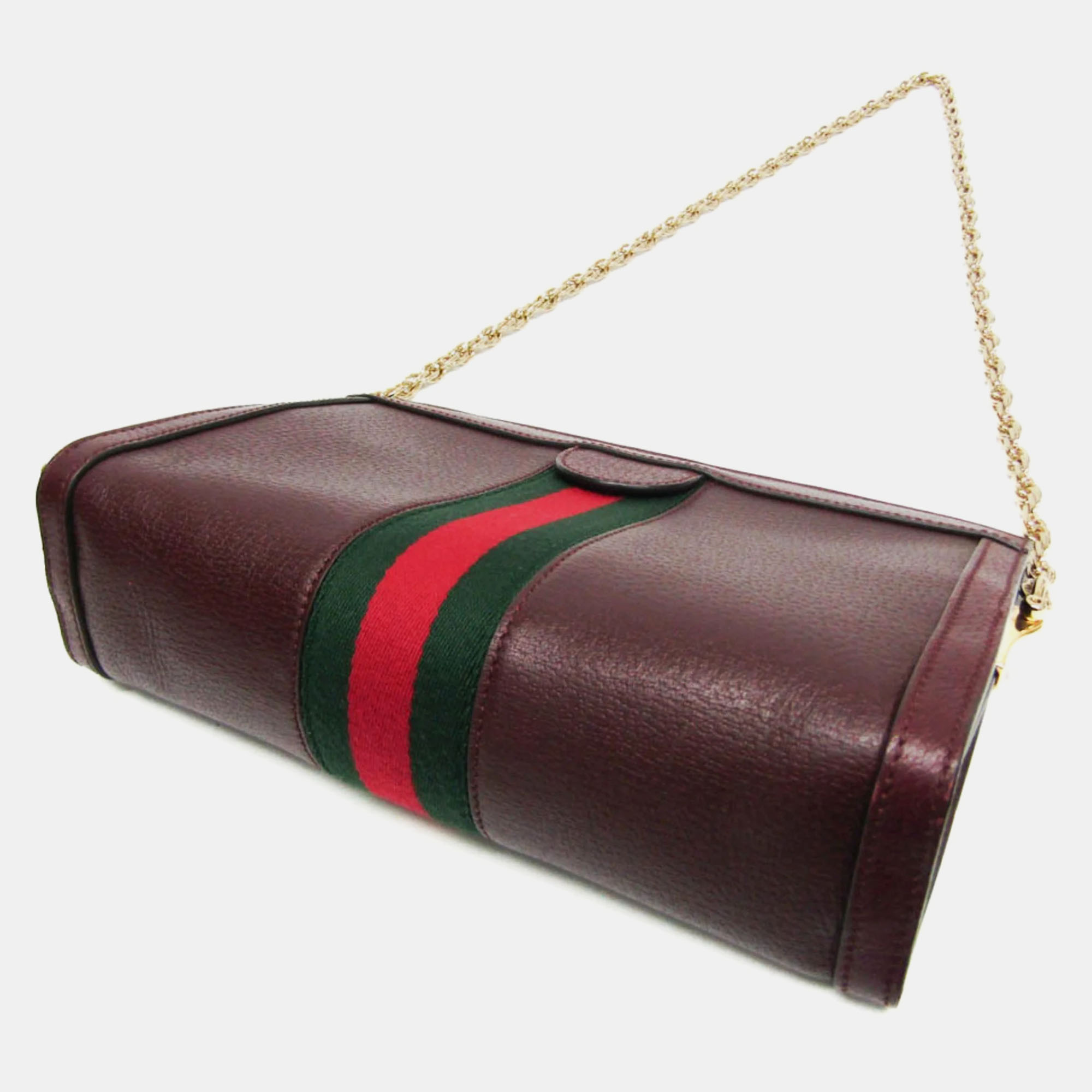 

Gucci Brown Leather Chain Ophidia Shoulder Bags