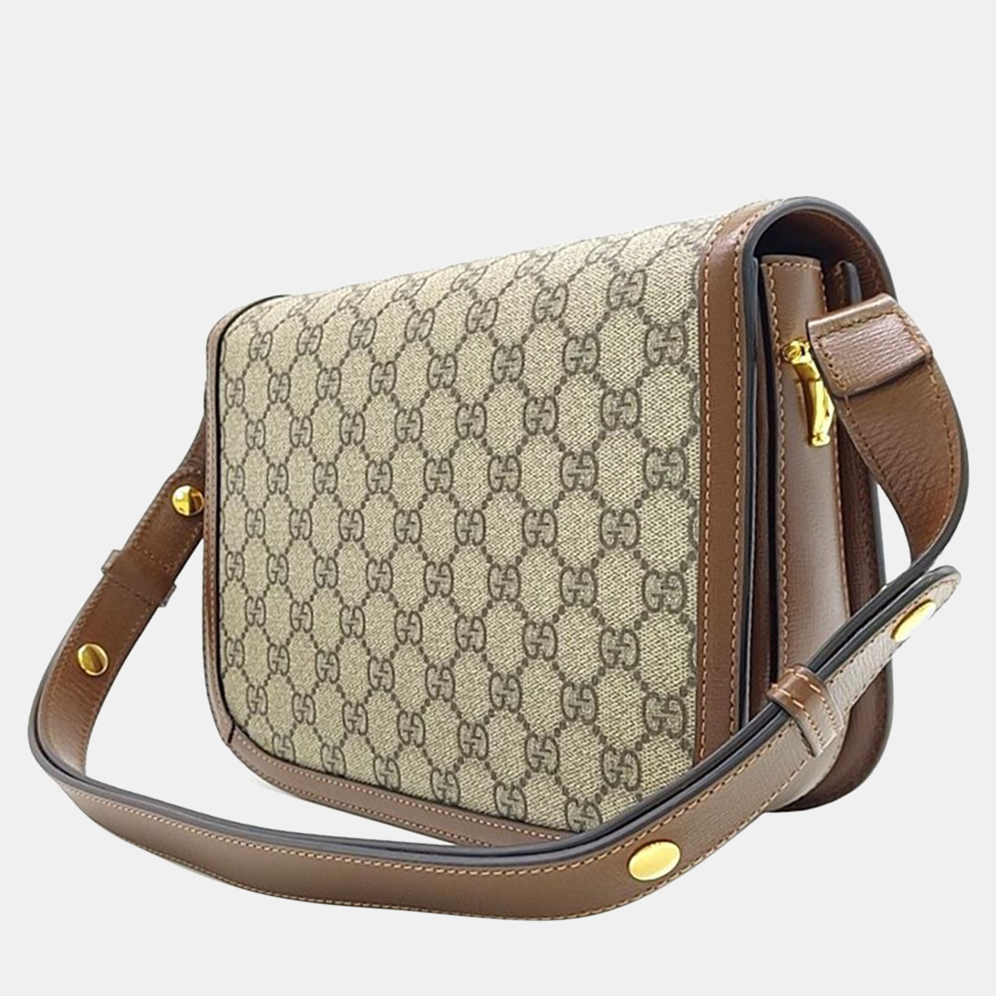 

Gucci 1955 Horsebit Shoulder Bag (602204), Brown