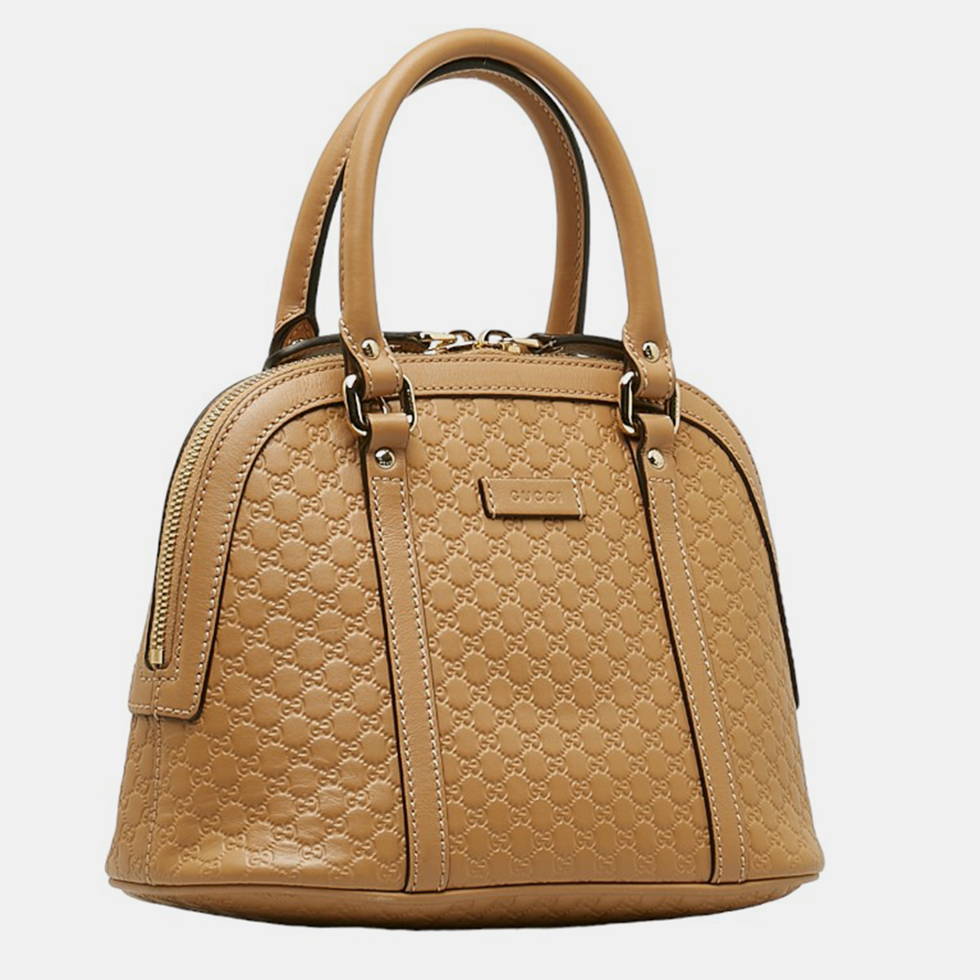 

Gucci Beige Leather Microguccissima Dome Bag