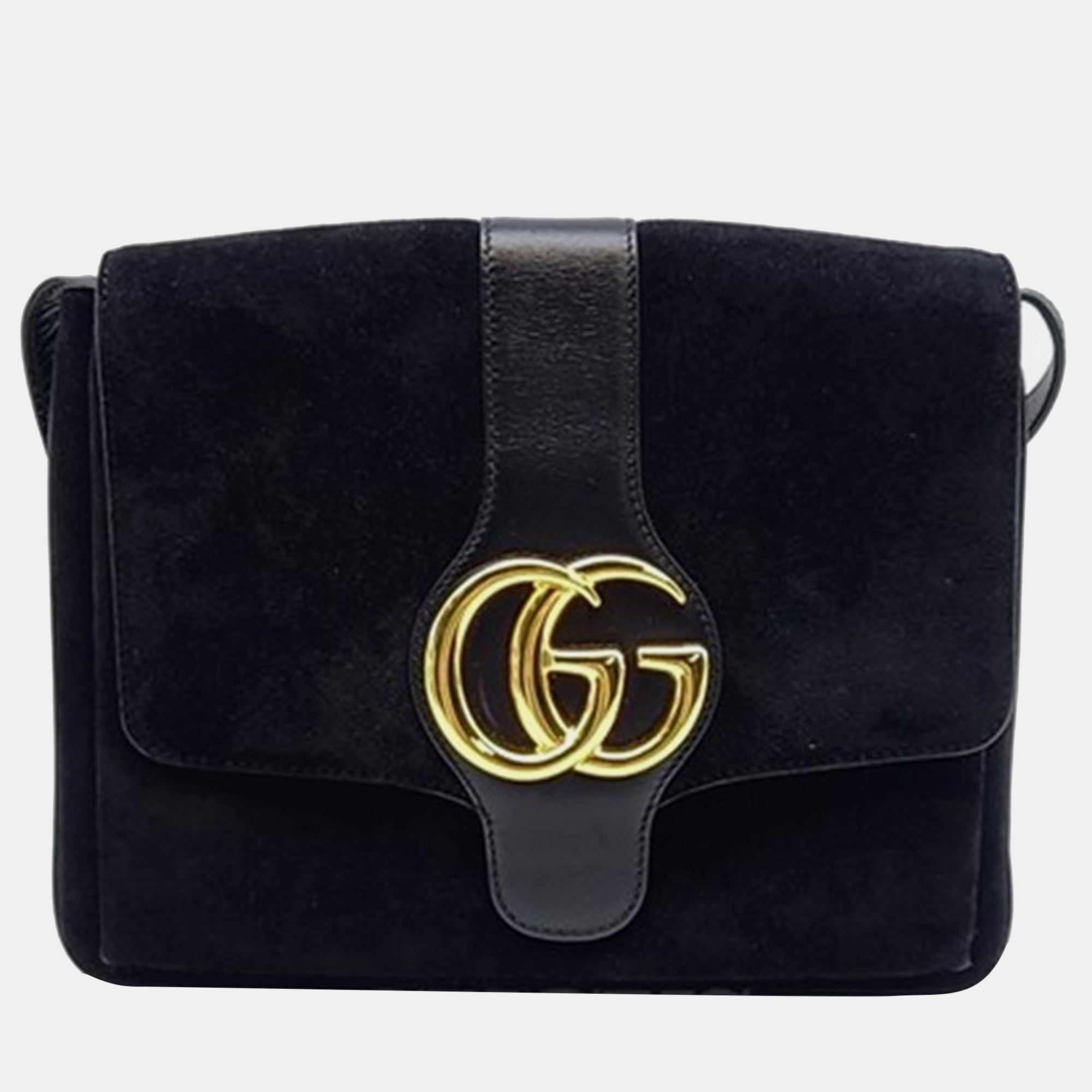 

Gucci Black Suede Arli Shoulder Bag