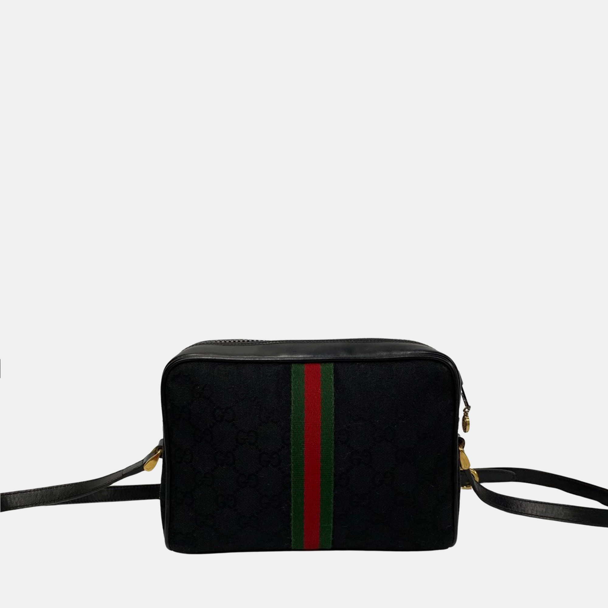 

Gucci Black Canvas GG Canvas Mini Ophidia Crossbody Bag