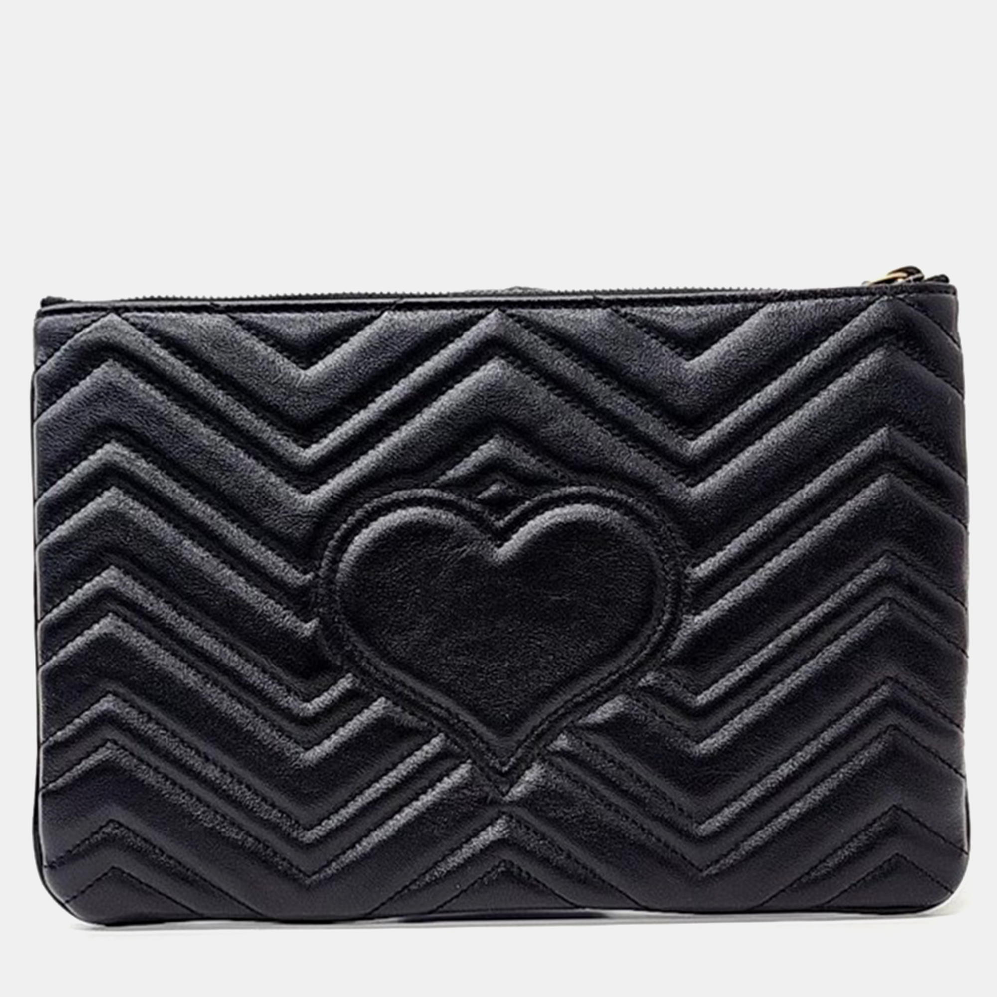 

Gucci GG Marmont Clutch (525541) bag, Black