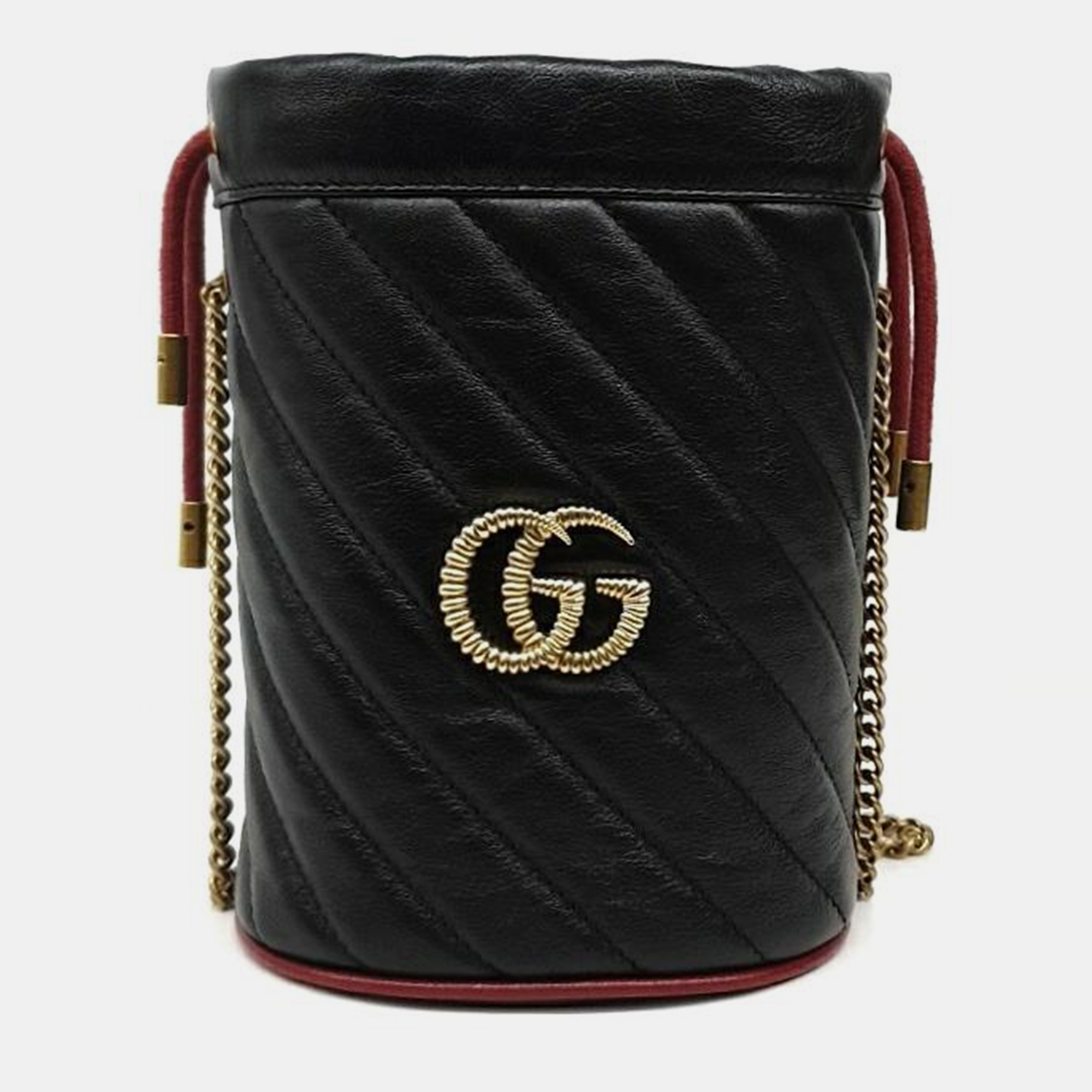 

Gucci Mamont Bucket Bag (573817), Black