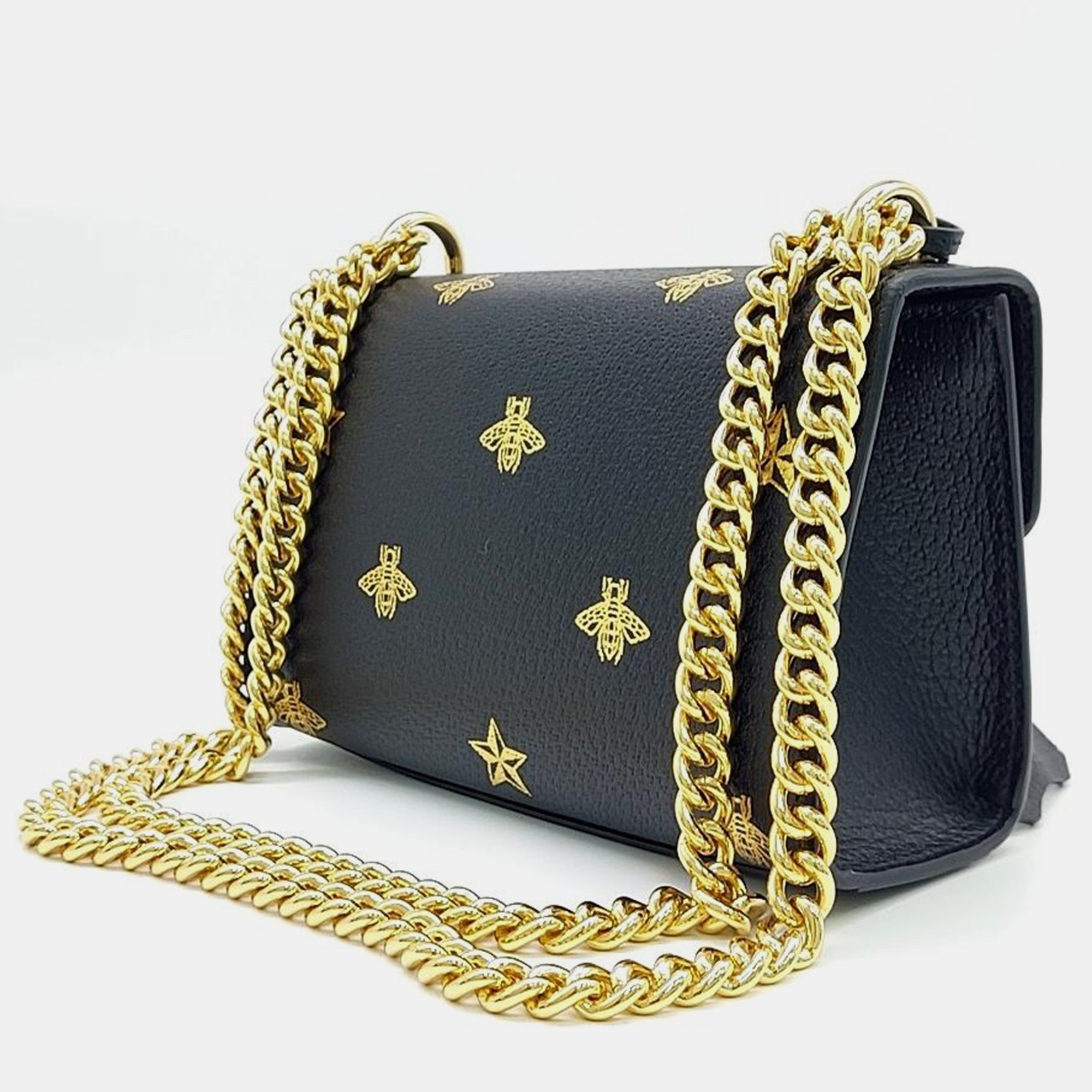 

Gucci Pad Lock Shoulder Bag (432182), Black