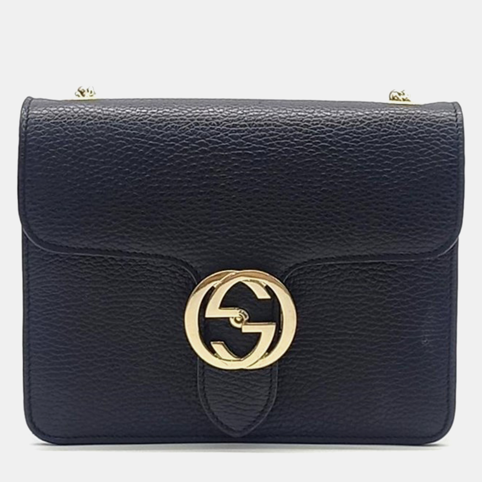 

Gucci Interlocking GG Crossbody Bag (510304), Black