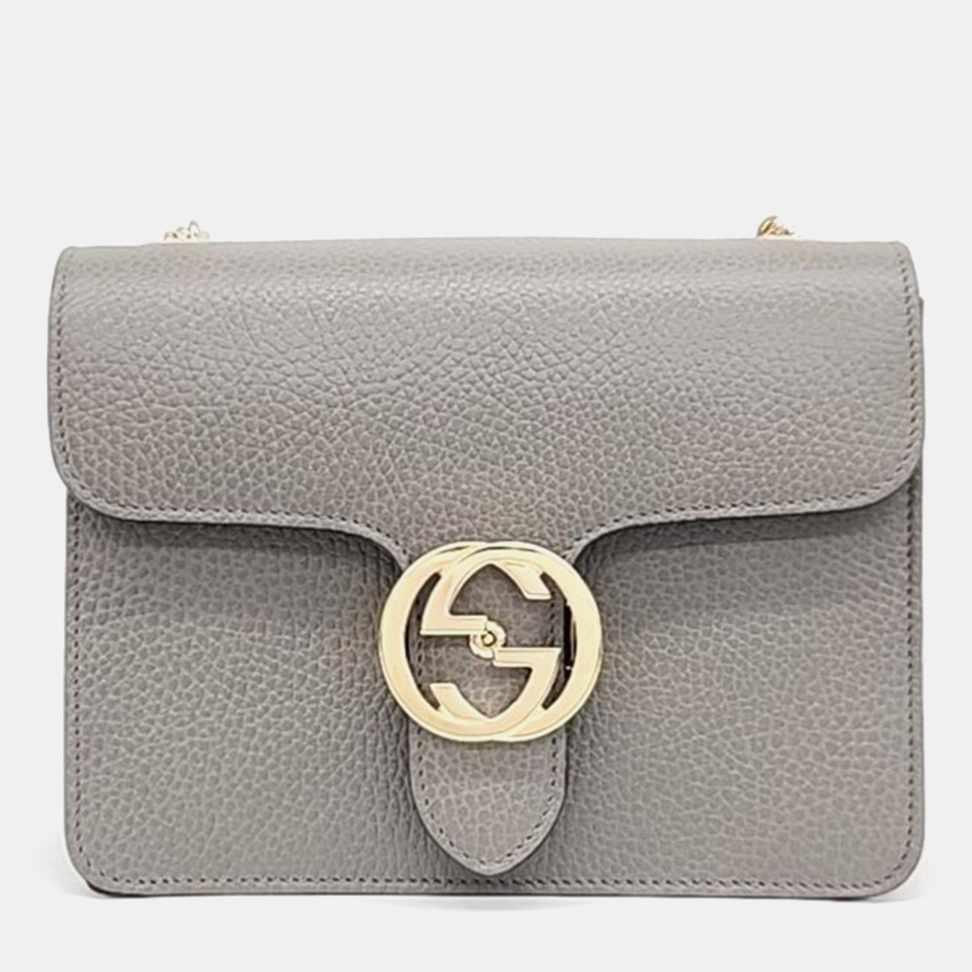 

Gucci Interlocking GG Crossbody Bag (510304), Grey