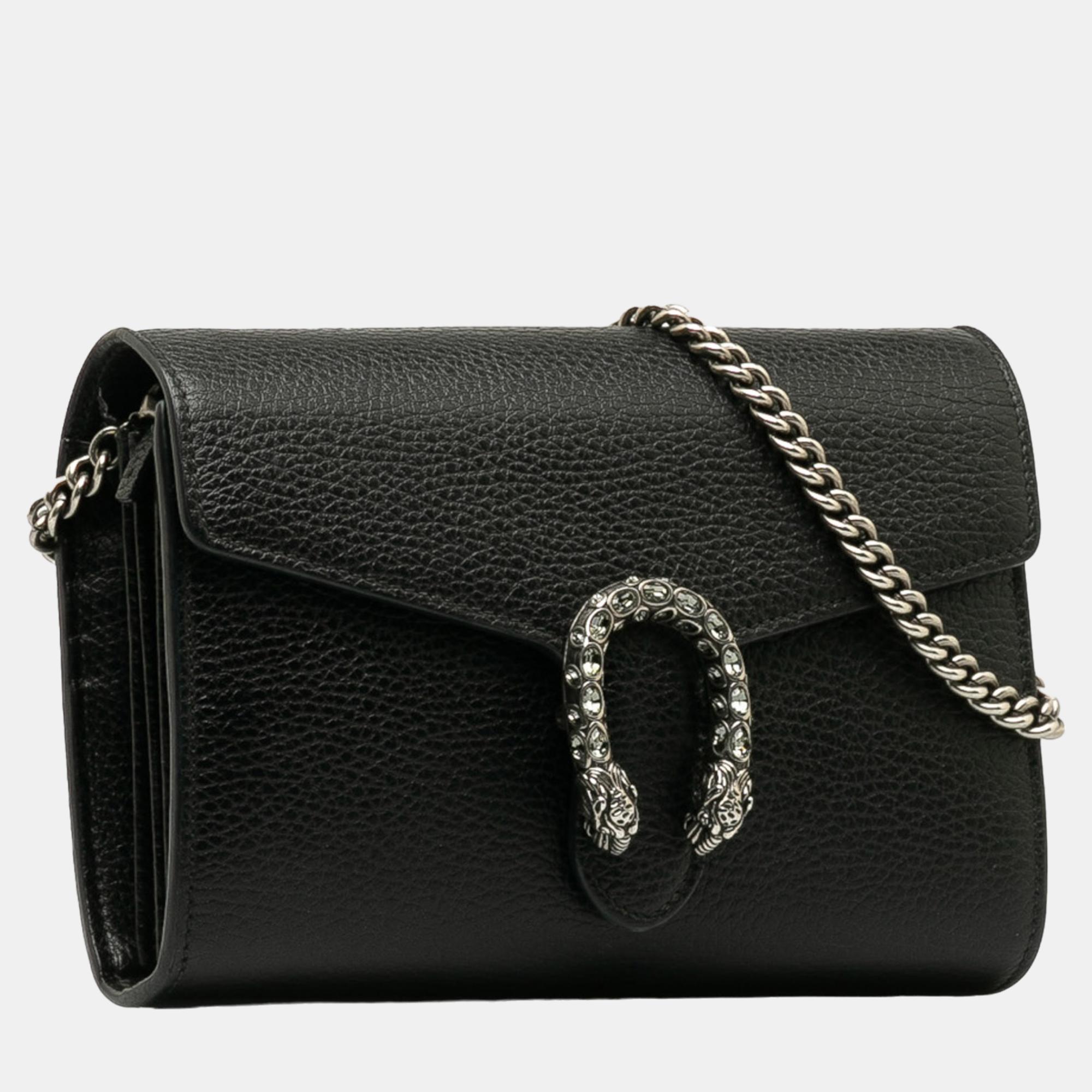 

Gucci Black Dionysus Wallet On Chain