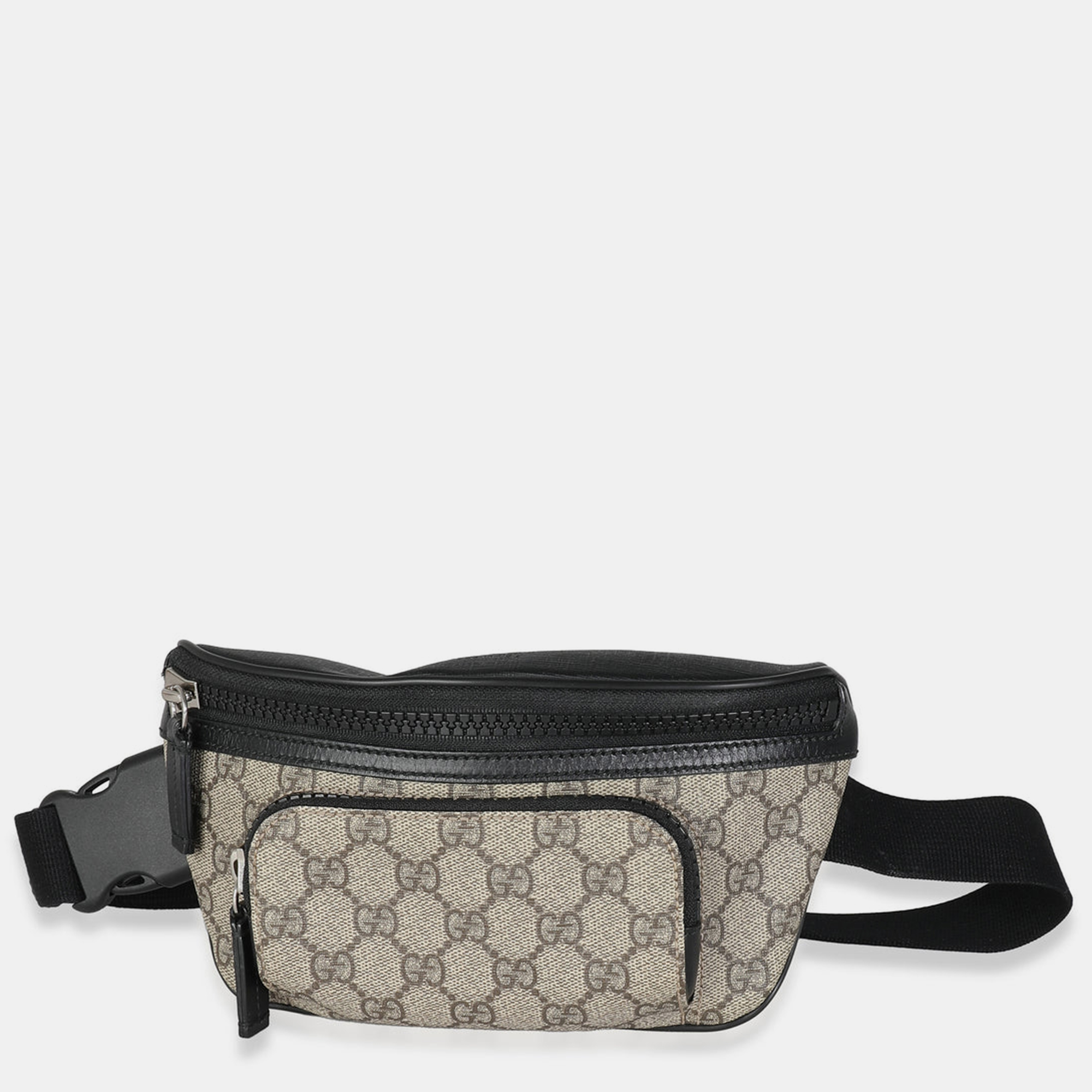 

Gucci Black/Beige GG Supreme Canvas Eden Belt Bag