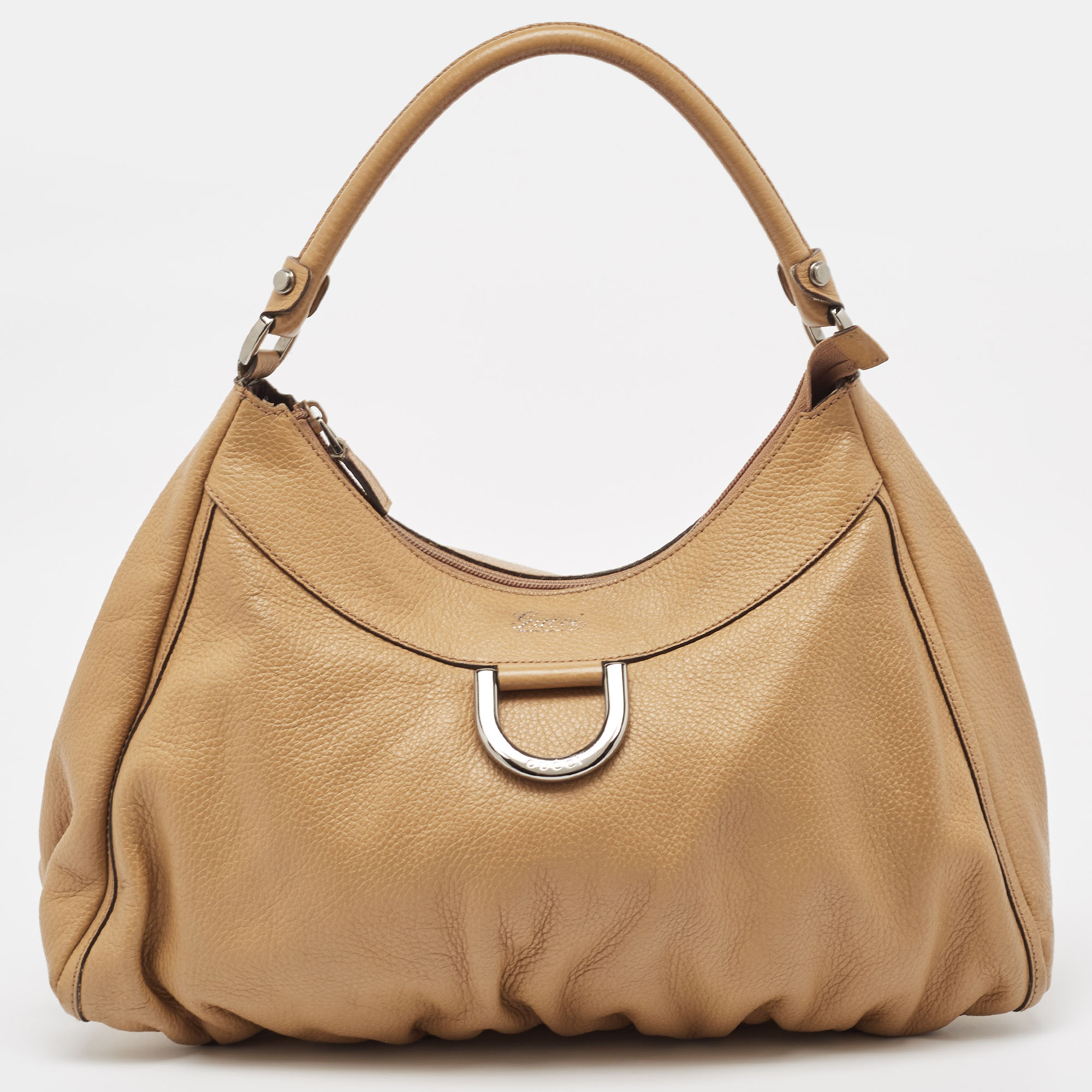 

Gucci Tan Leather Large Abbey D-Ring Shoulder Bag