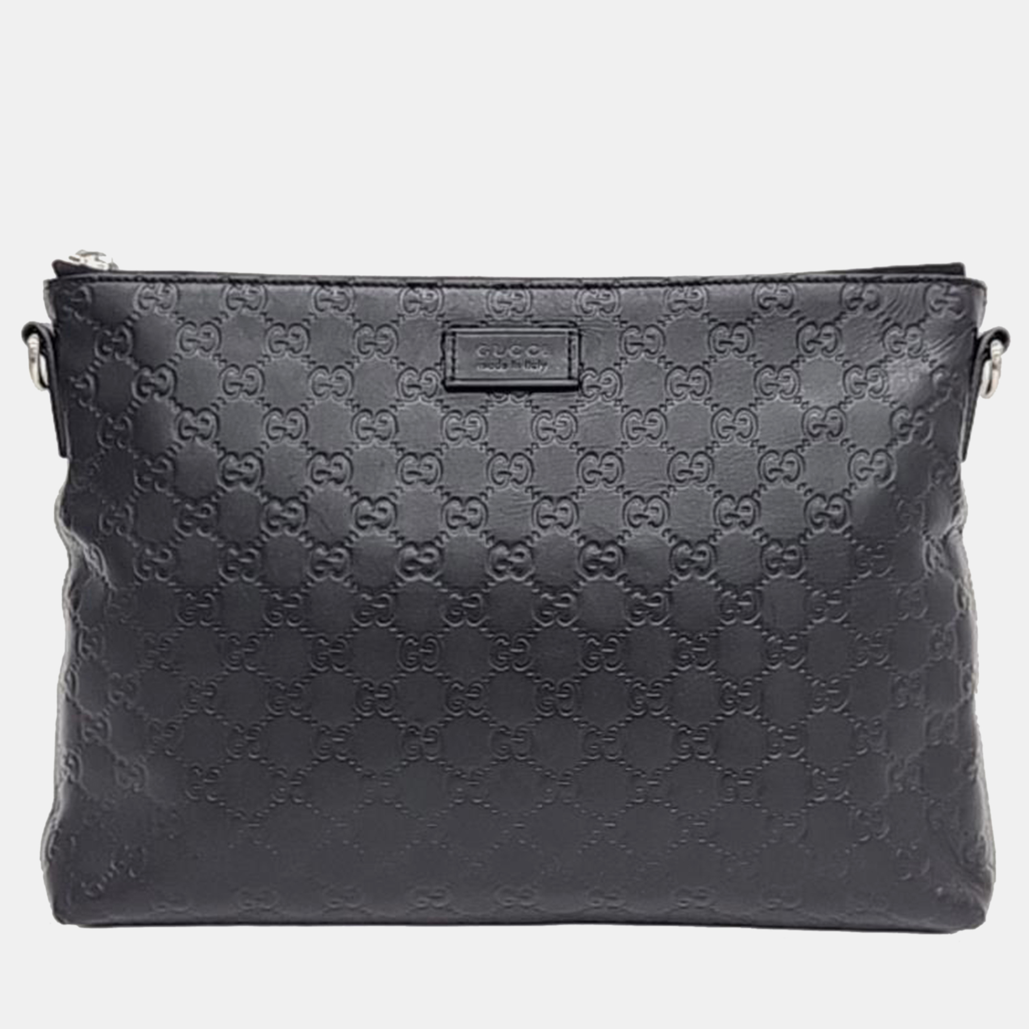 Pre-owned Gucci Shimara Line Cross Bag (473882)) In Black