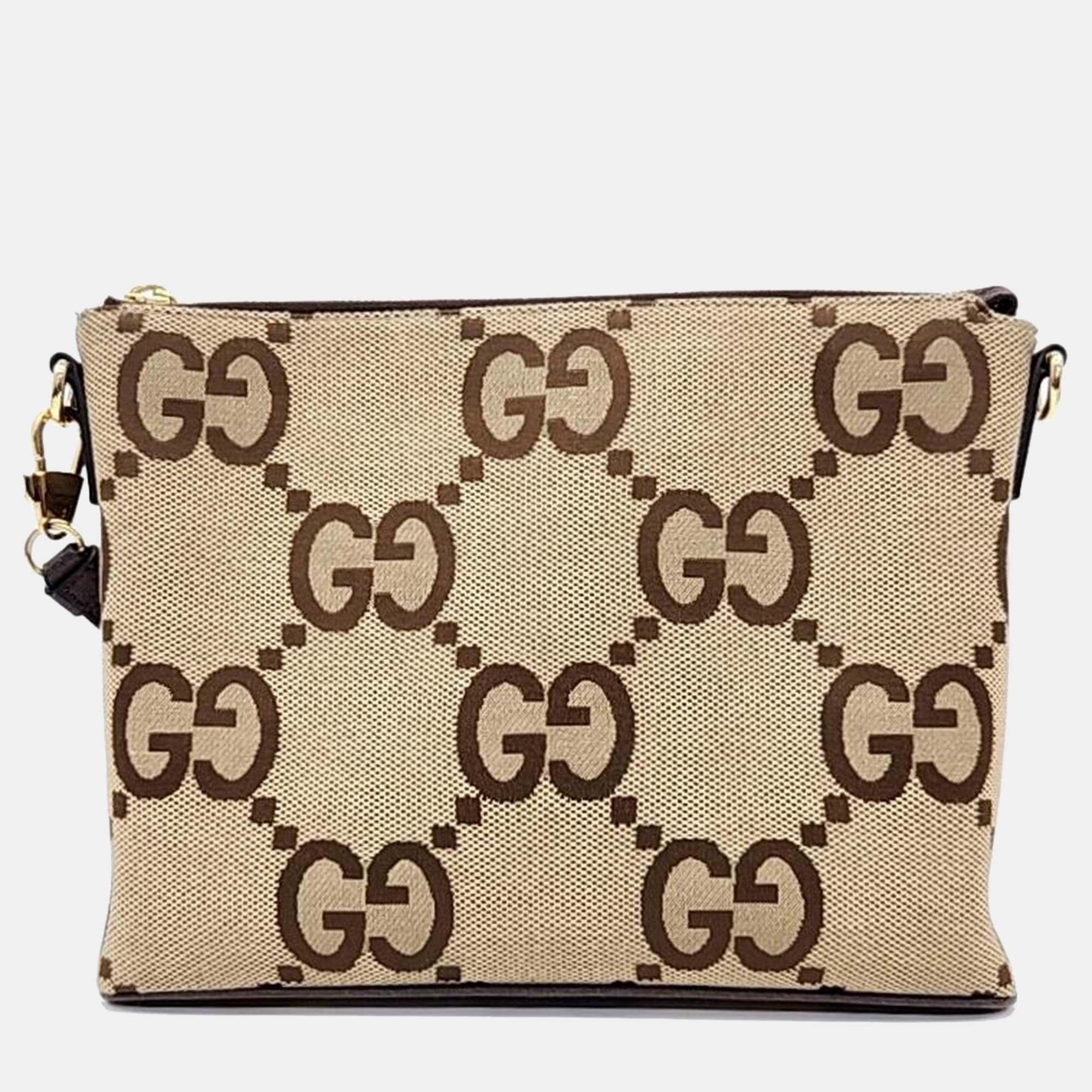 

Gucci Jumbo GG Messenger Bag (699130), Beige