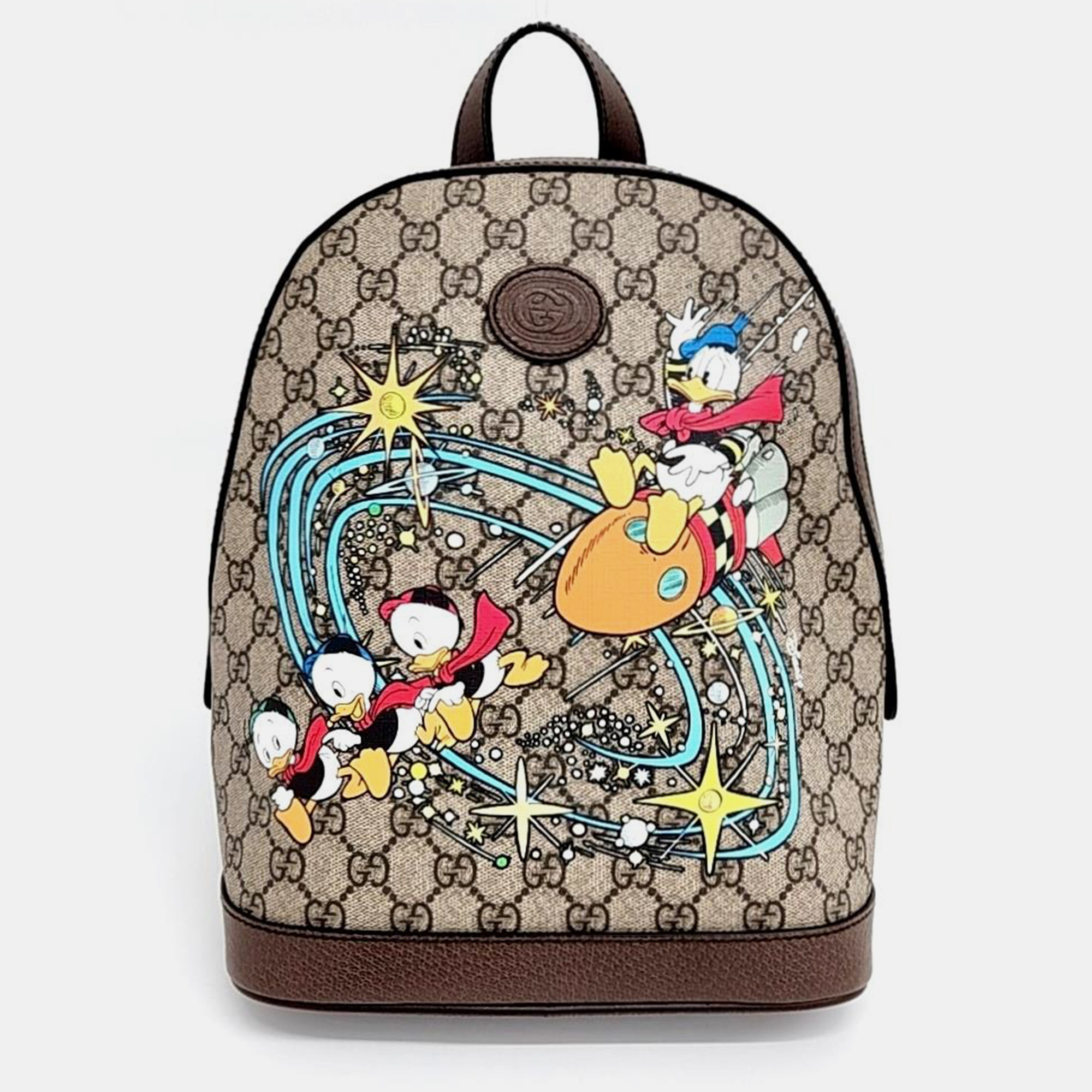 Discover the epitome of practical luxury with this Gucci backpack. Exuding style it combines premium materials sleek design and functionality redefining fashion forward versatility for the modern individual.