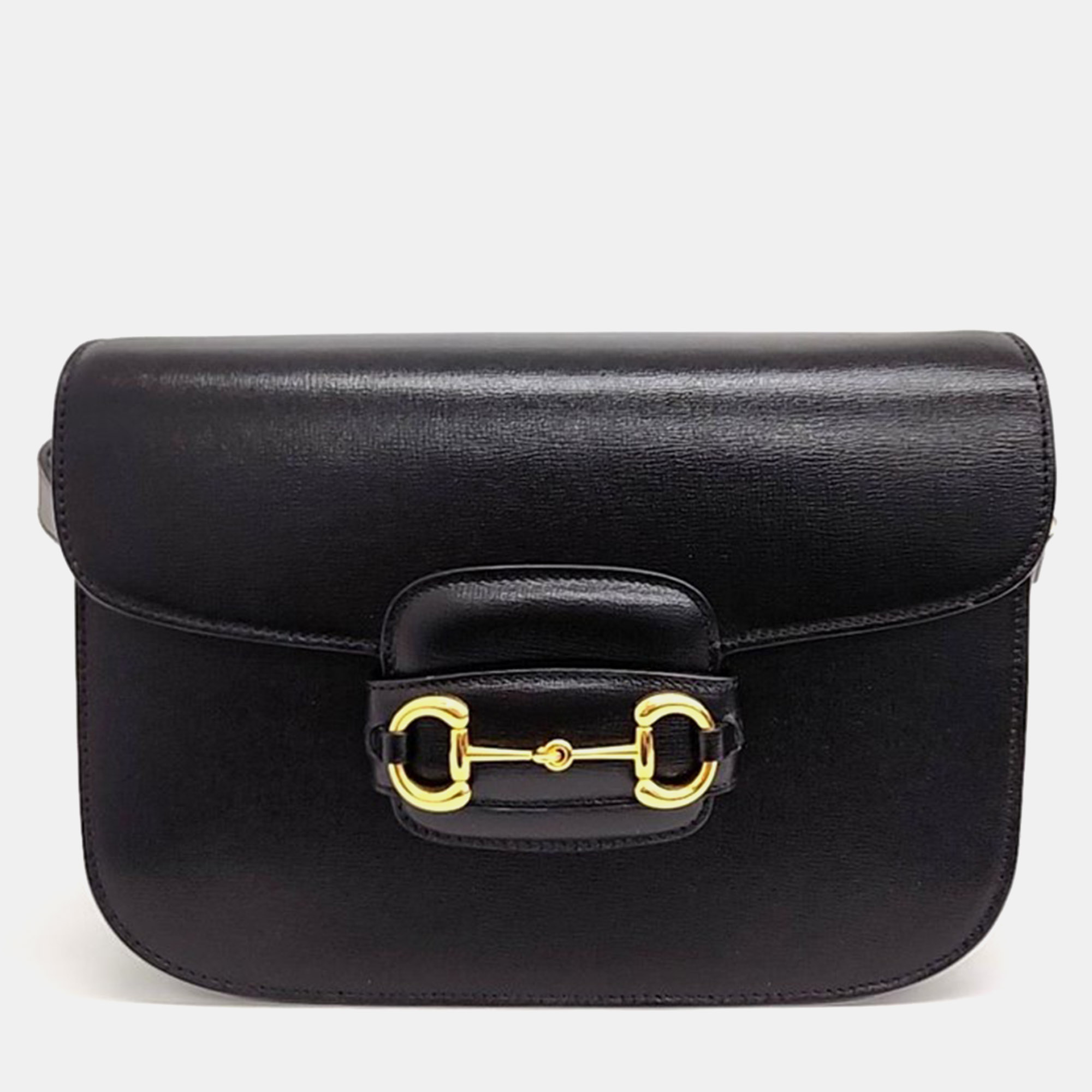 

Gucci 1955 Horsebit Shoulder Bag (602204), Black