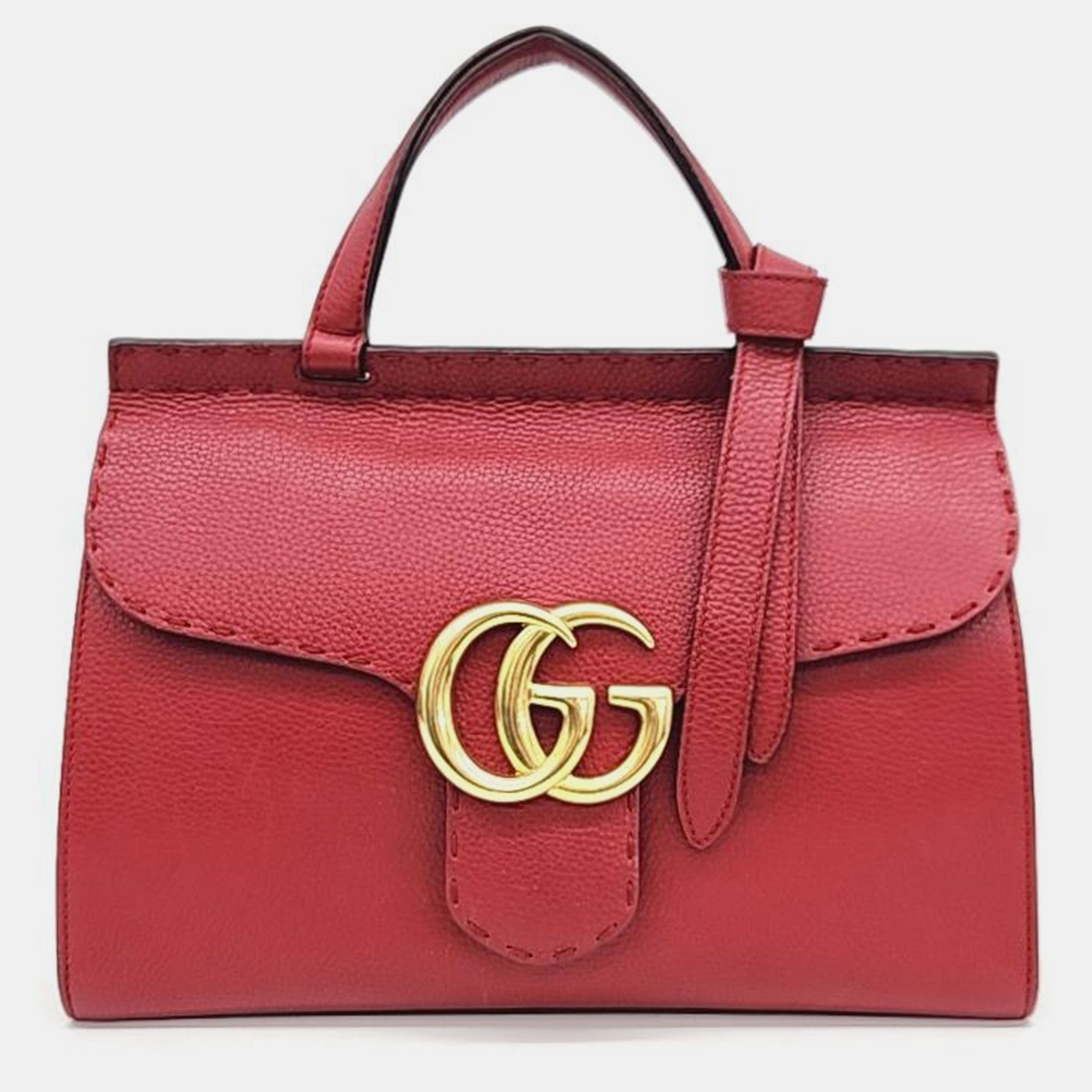

Gucci GG Marmont Tote and Shoulder Bag (421890), Red