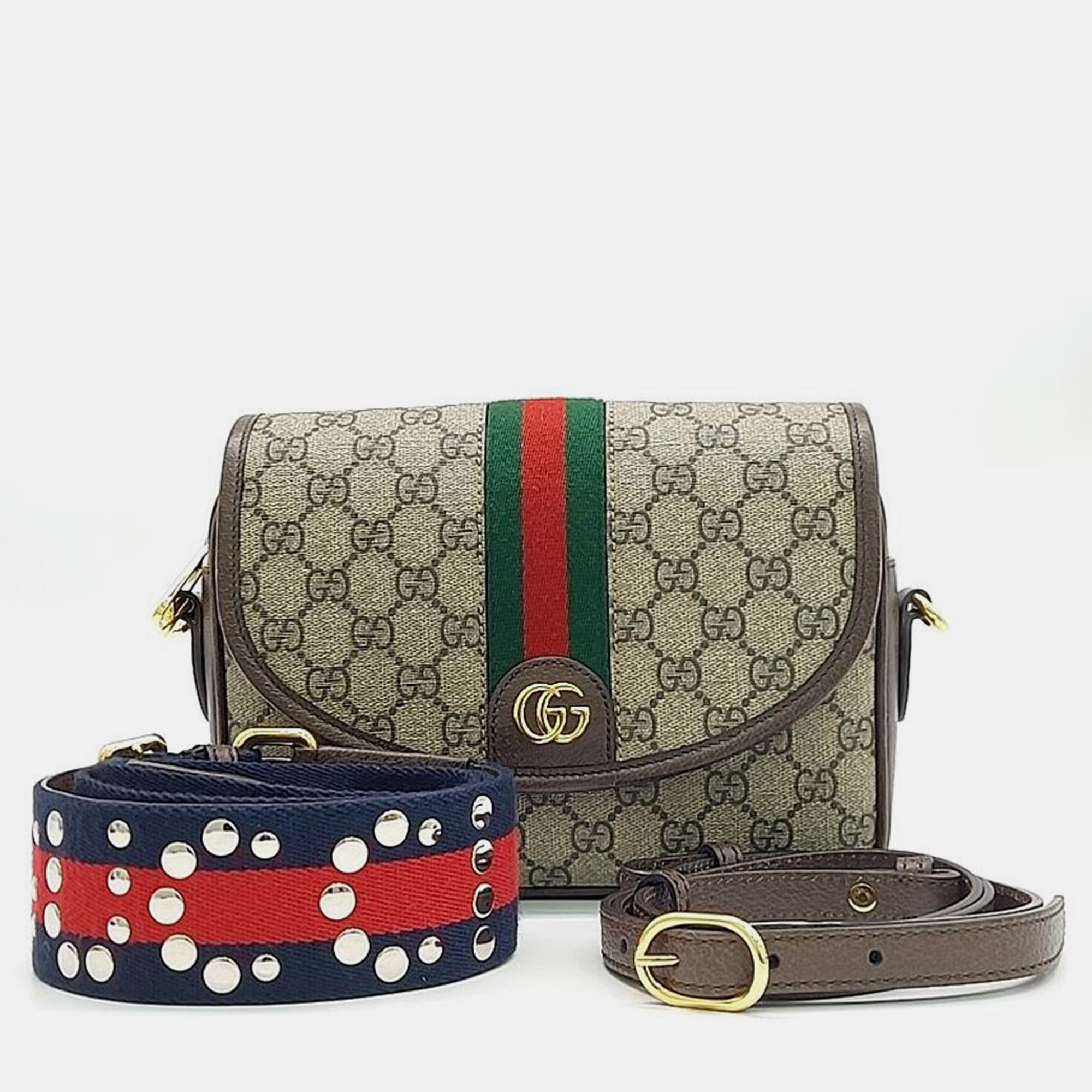 

Gucci Ophidia Mini GG Shoulder Bag (722117), Beige