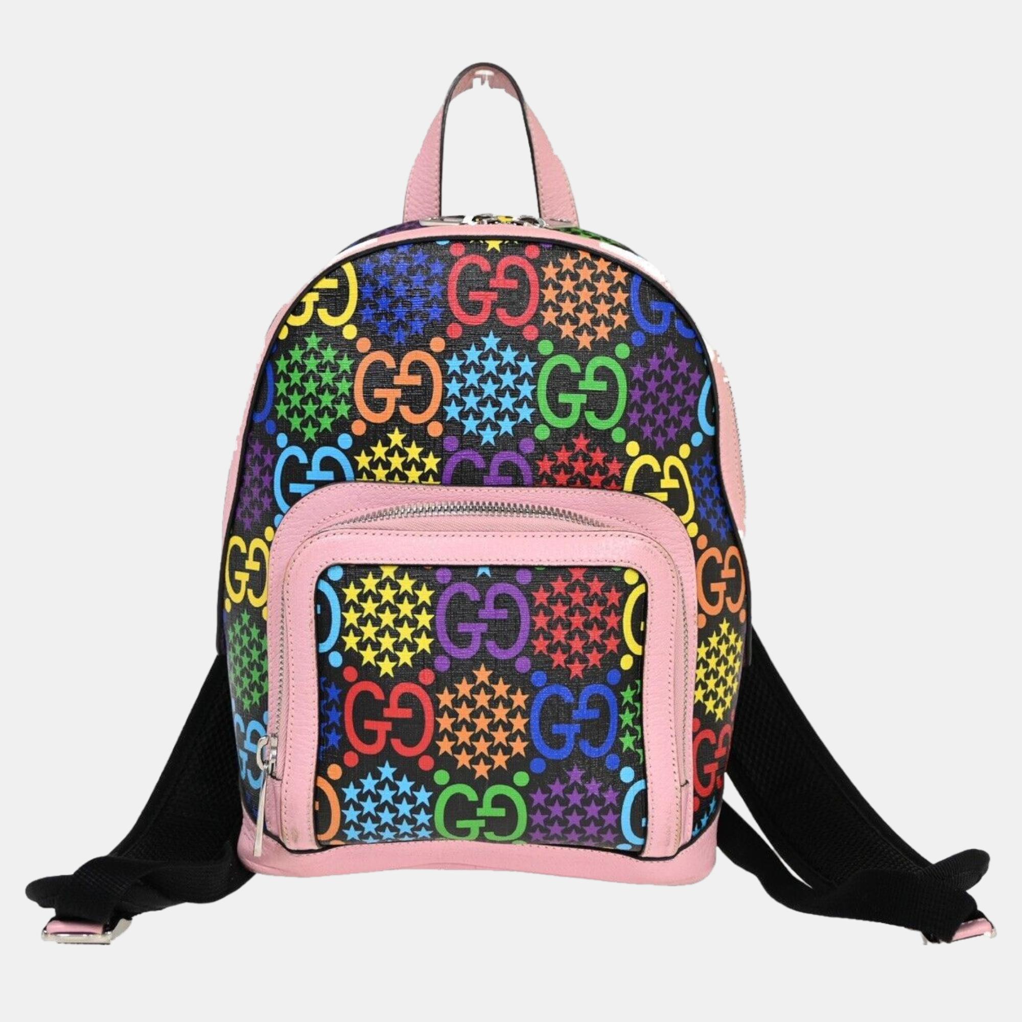 

Gucci Multicolour Canvas Psychedelic backpack bag, Multicolor
