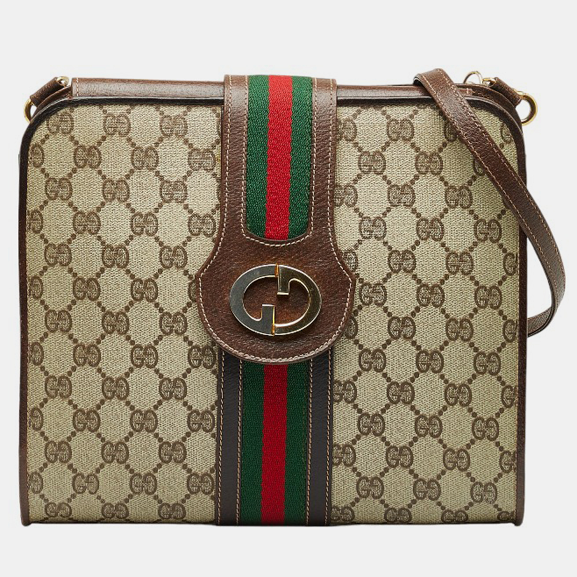 

Gucci Beige GG Canvas Ophidia Shoulder Bag