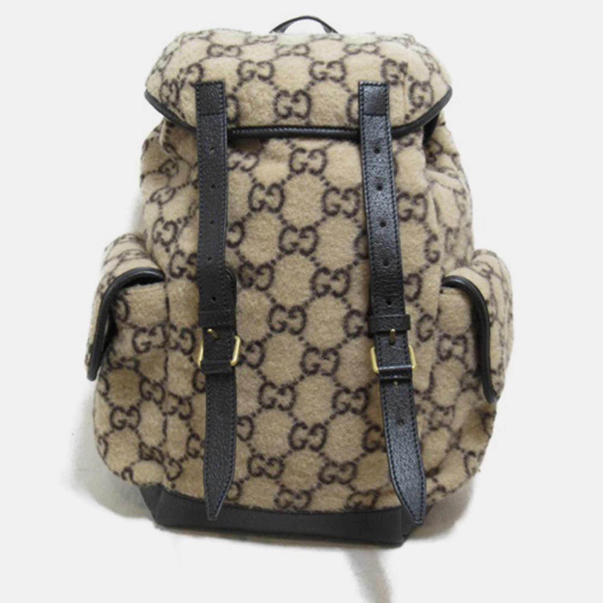 

Gucci Beige Wool GG Backpack