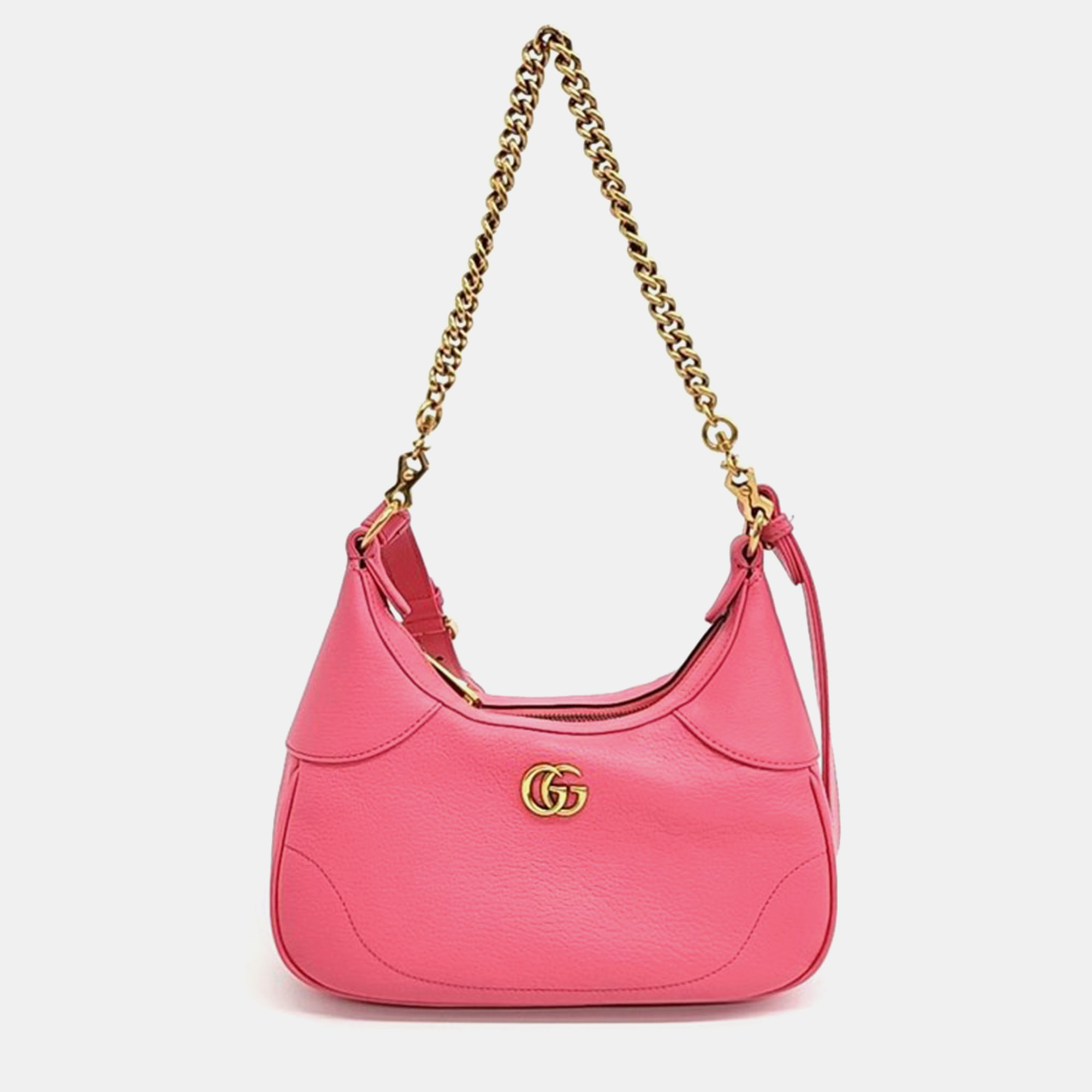 

Gucci Pink Leather Small Aphrodite Shoulder Bag