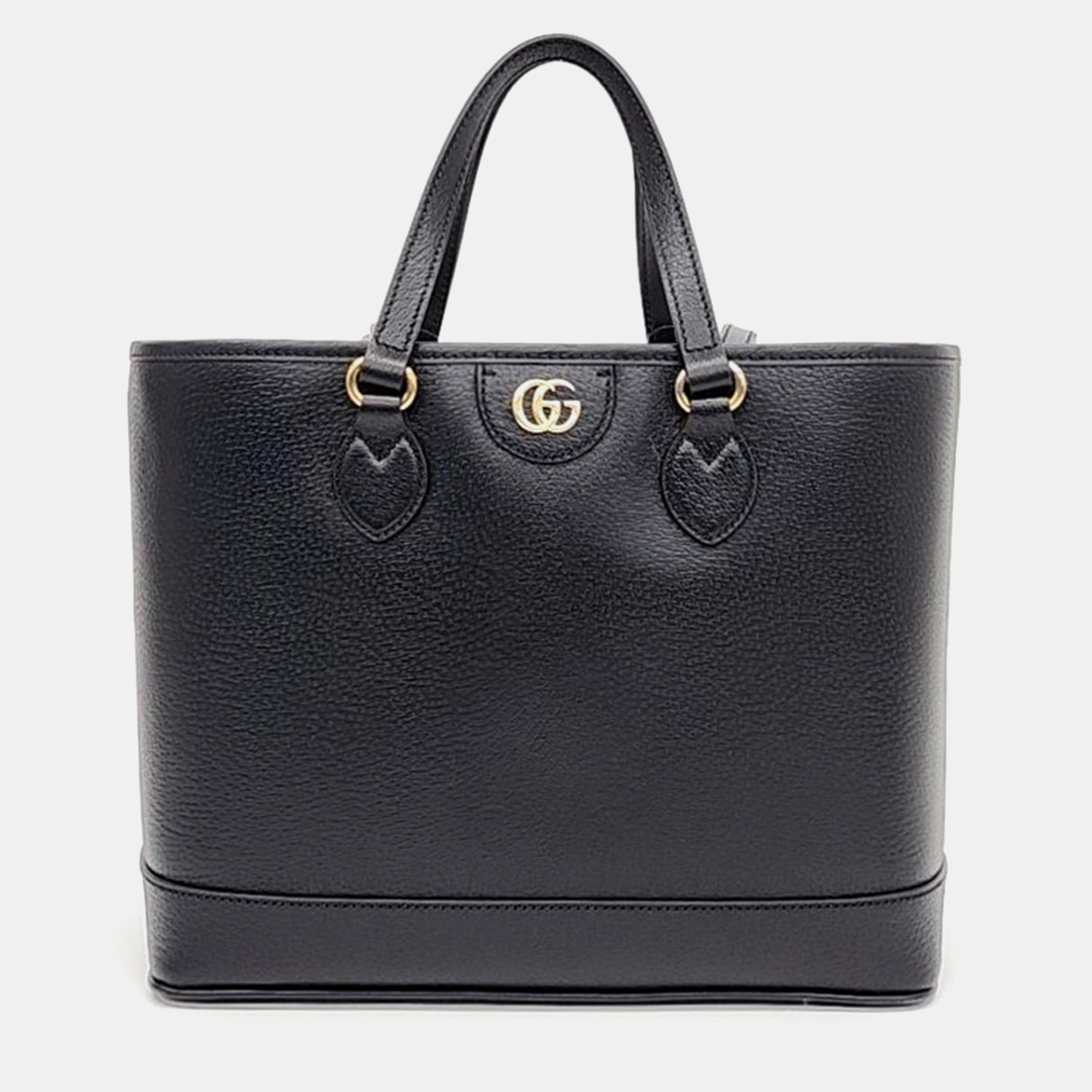 Pre-owned Gucci Ophidia Mini Tote Bag In Black