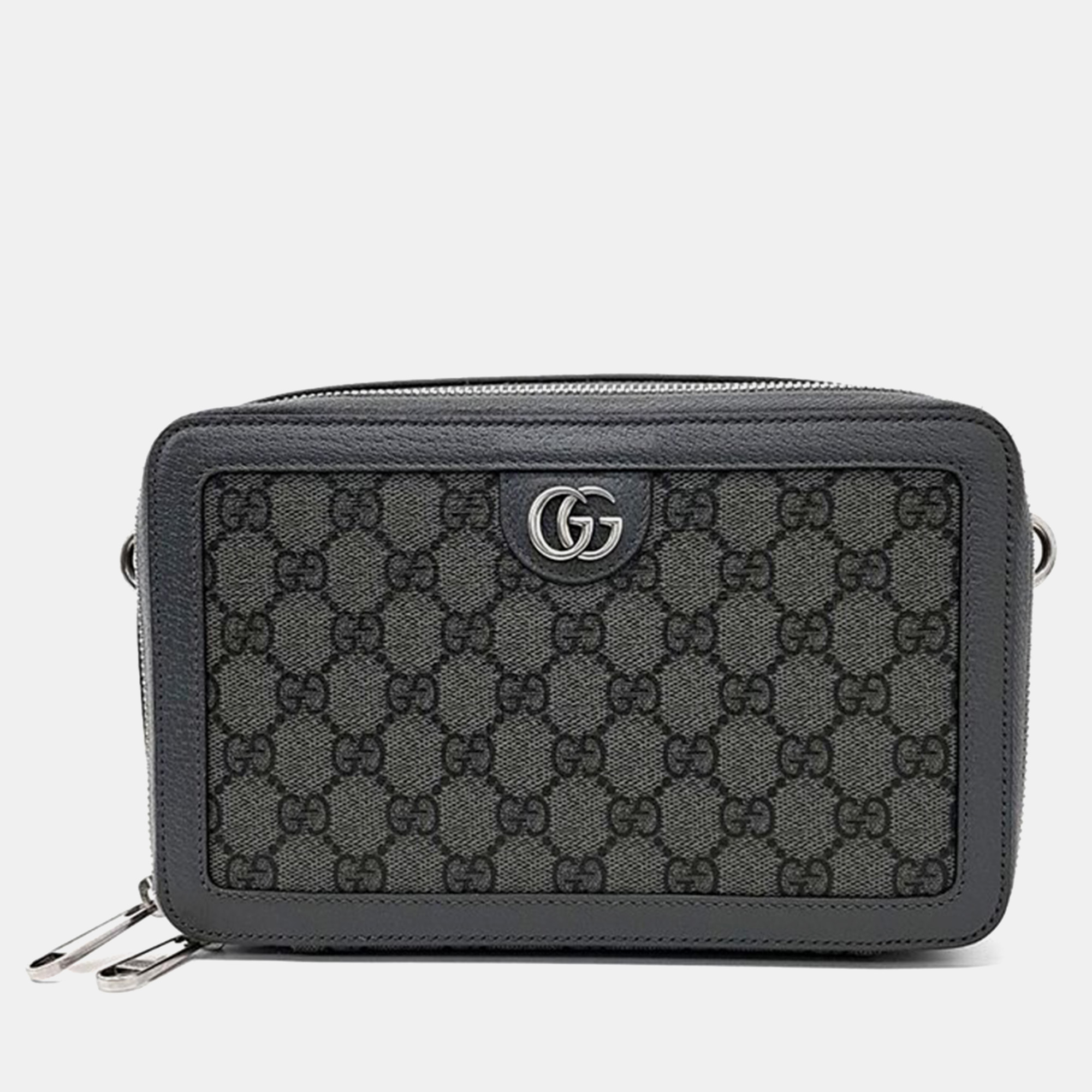 Pre-owned Gucci Ophidia Gg Mini Bag In Black
