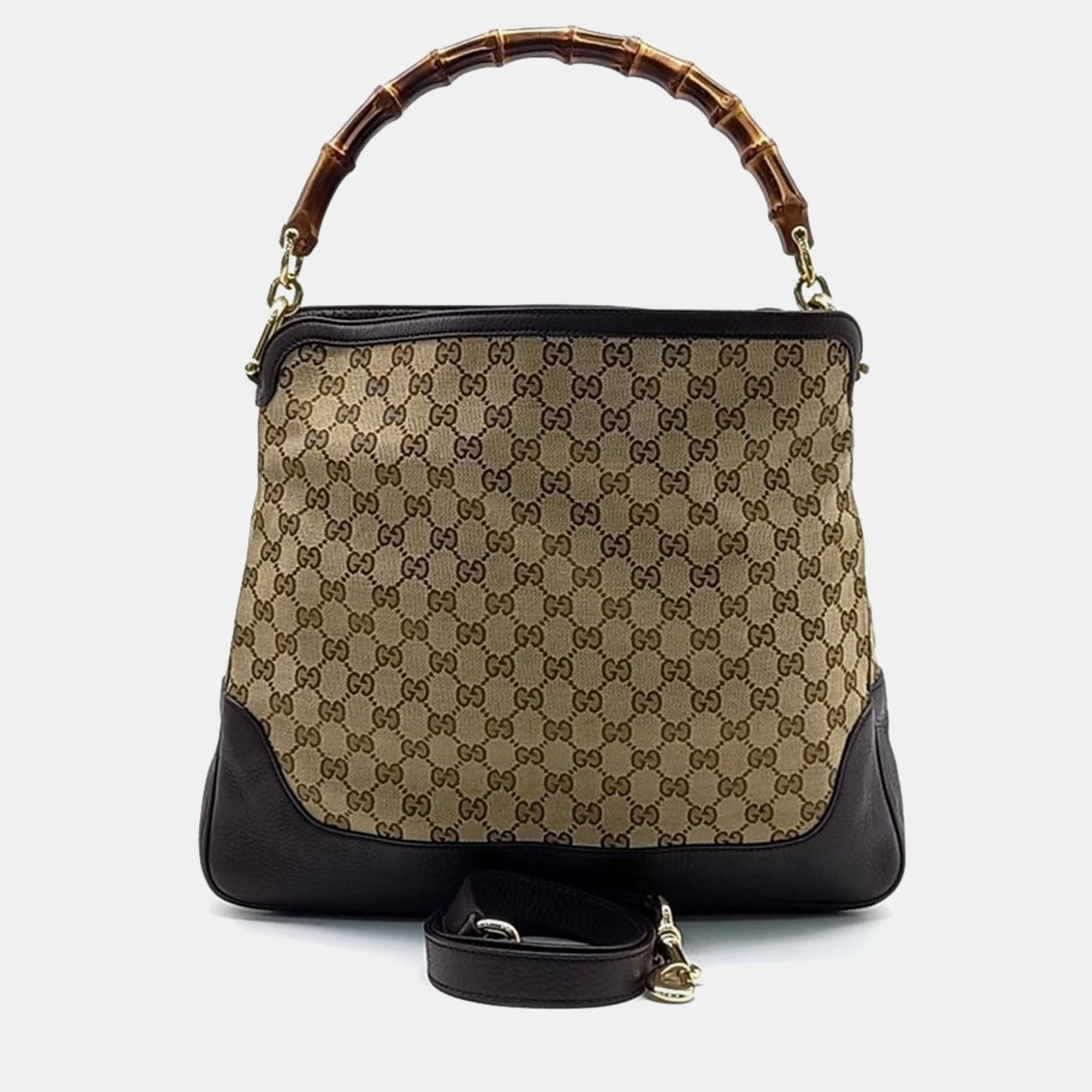 

Gucci Bamboo Tote Bag, Beige